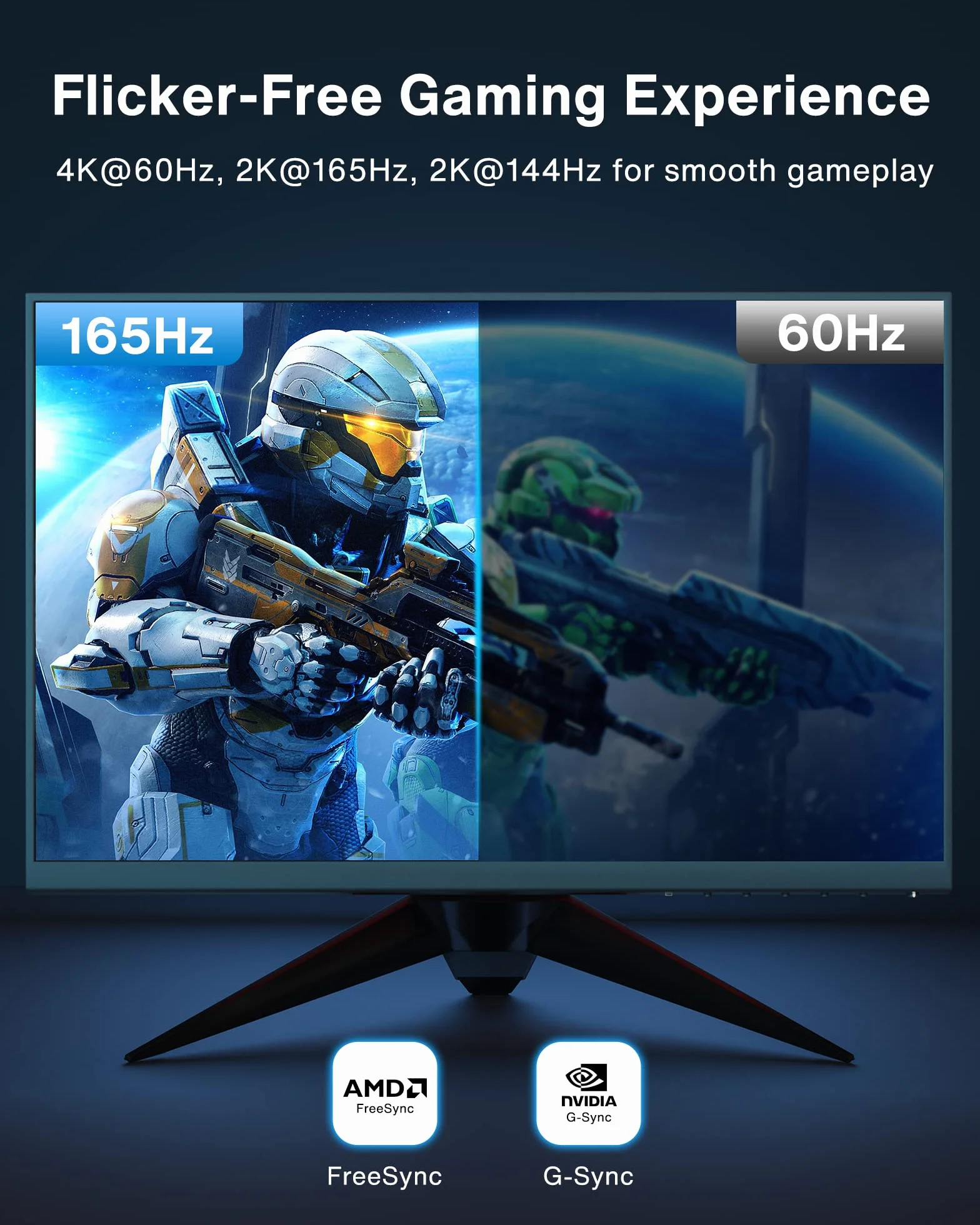 IVANKY Câble DisplayPort 2m 144Hz 4K@60Hz 2K@165Hz VESA FreeSync G-Sync