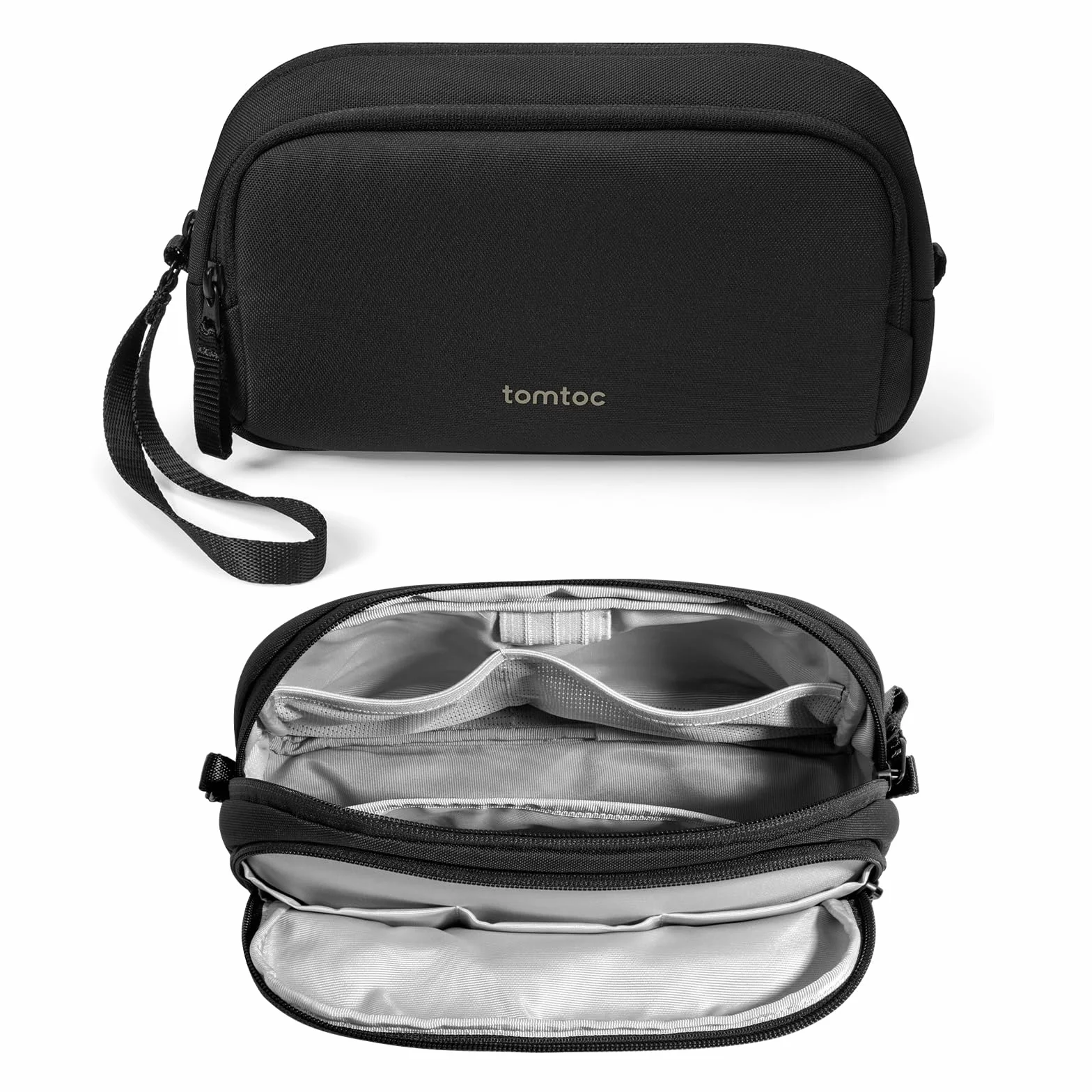 Tomtoc Sac de Rangement Câble, Organisateur de Câbles Portable Tech Pouch pour Accessoires Techniques et Voyage