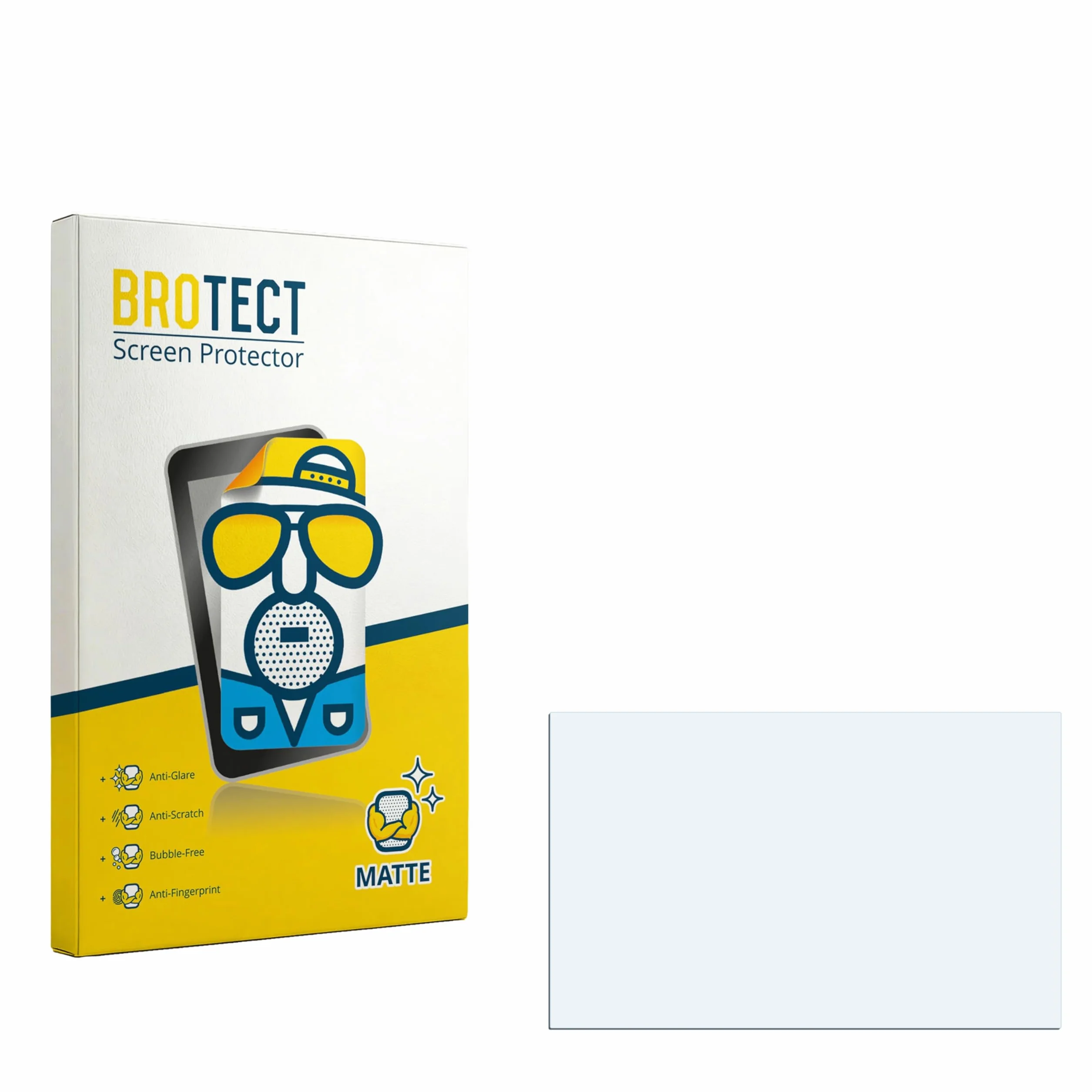 brotect Protection Ecran Mat 16" pour PC à écran tactile 16:10 Anti Reflet