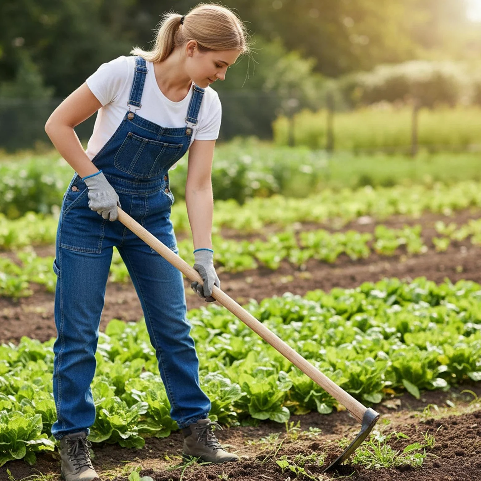 Sarcloir de Jardin Griffe Robust en Acier Carbone | Outil à Main pour Désherbage Préparation Sol Pelouse Plantation Arrosage et Désherbage