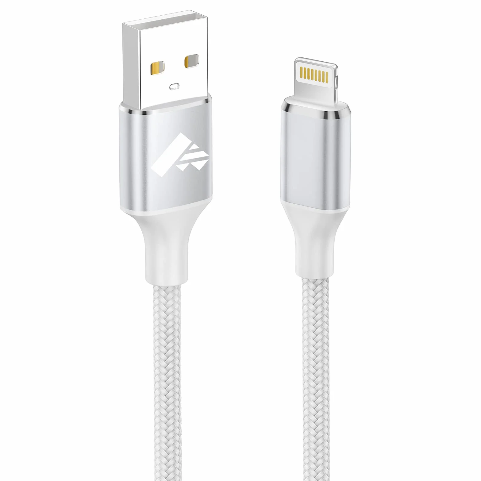 Câble iPhone 2M Lightning USB MFi Charge Rapide Nylon Tressé pour iPhone 14 13 12 11 Pro Max XS XR X 8 7 6 6s SE iPad