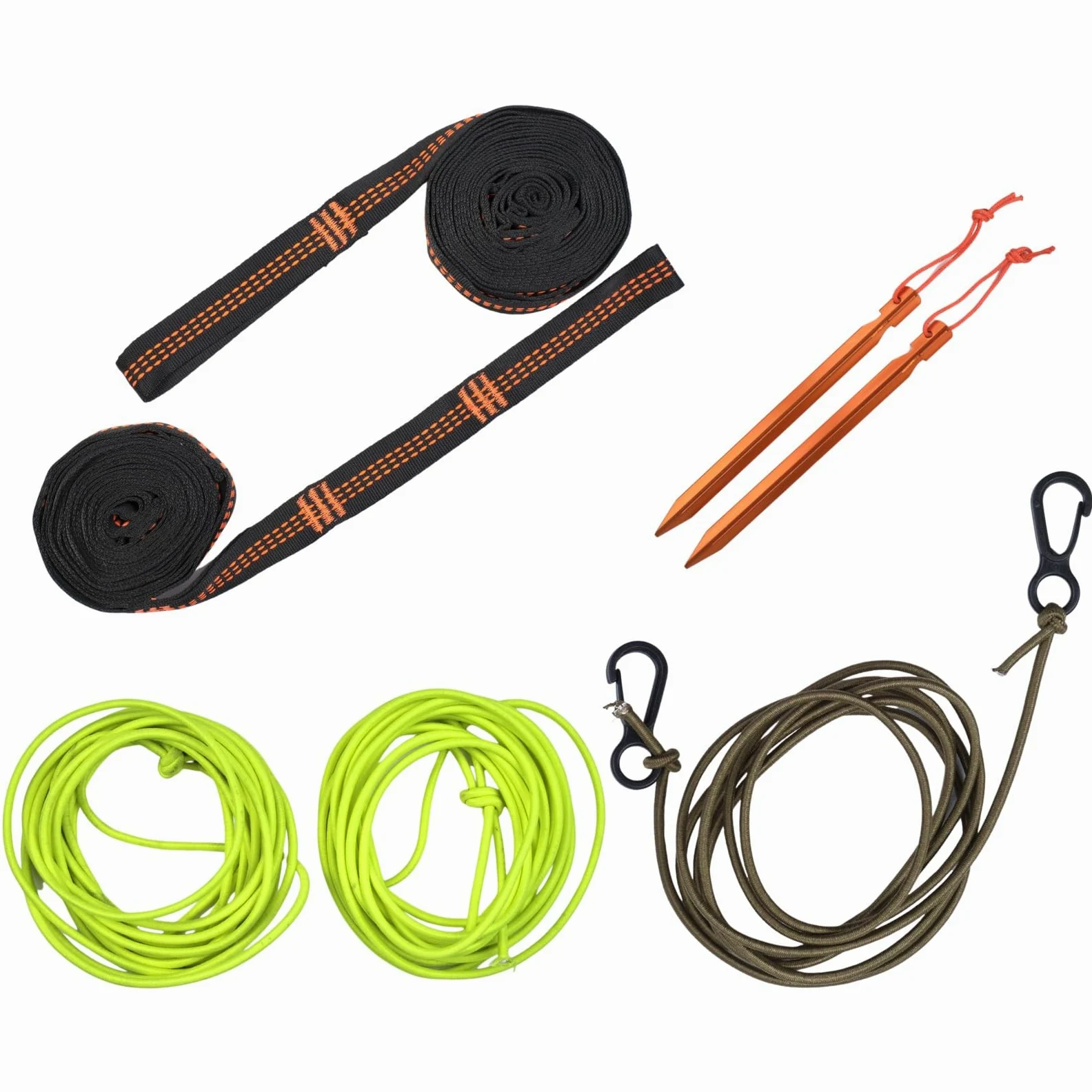 Hedera Hamac avec moustiquaire léger portable pour les excursions en montagne dans la forêt Montage facile Camping Plage Hamac extérieur 330 x 150 cm 300 kg Vert
