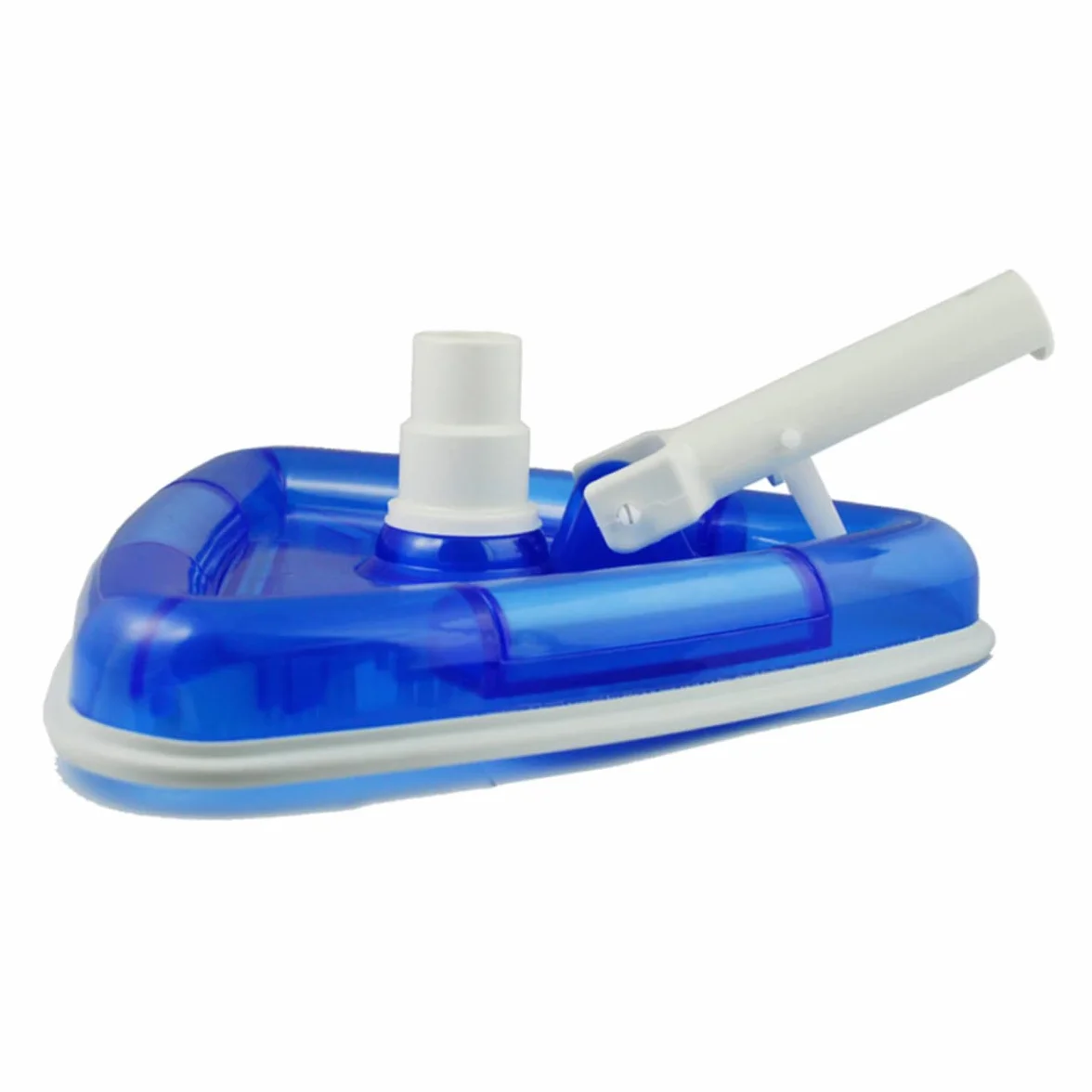 Aspirateur Balai Piscine Brosse Aspirante Triangulaire Transparent avec Interface Rotative