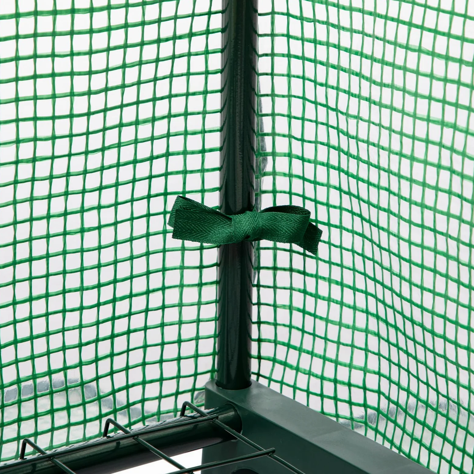 LARMNEE Mini Serre de Jardin 5 Étagère Grillagées, Cadre métallique et 140 g/m² PE Film Amovible, Porte Enroulable, Stable, Intérieur, Balcon, Terrasse, Jardin, 69 x 49 x 193 cm, Vert EGN05GH02