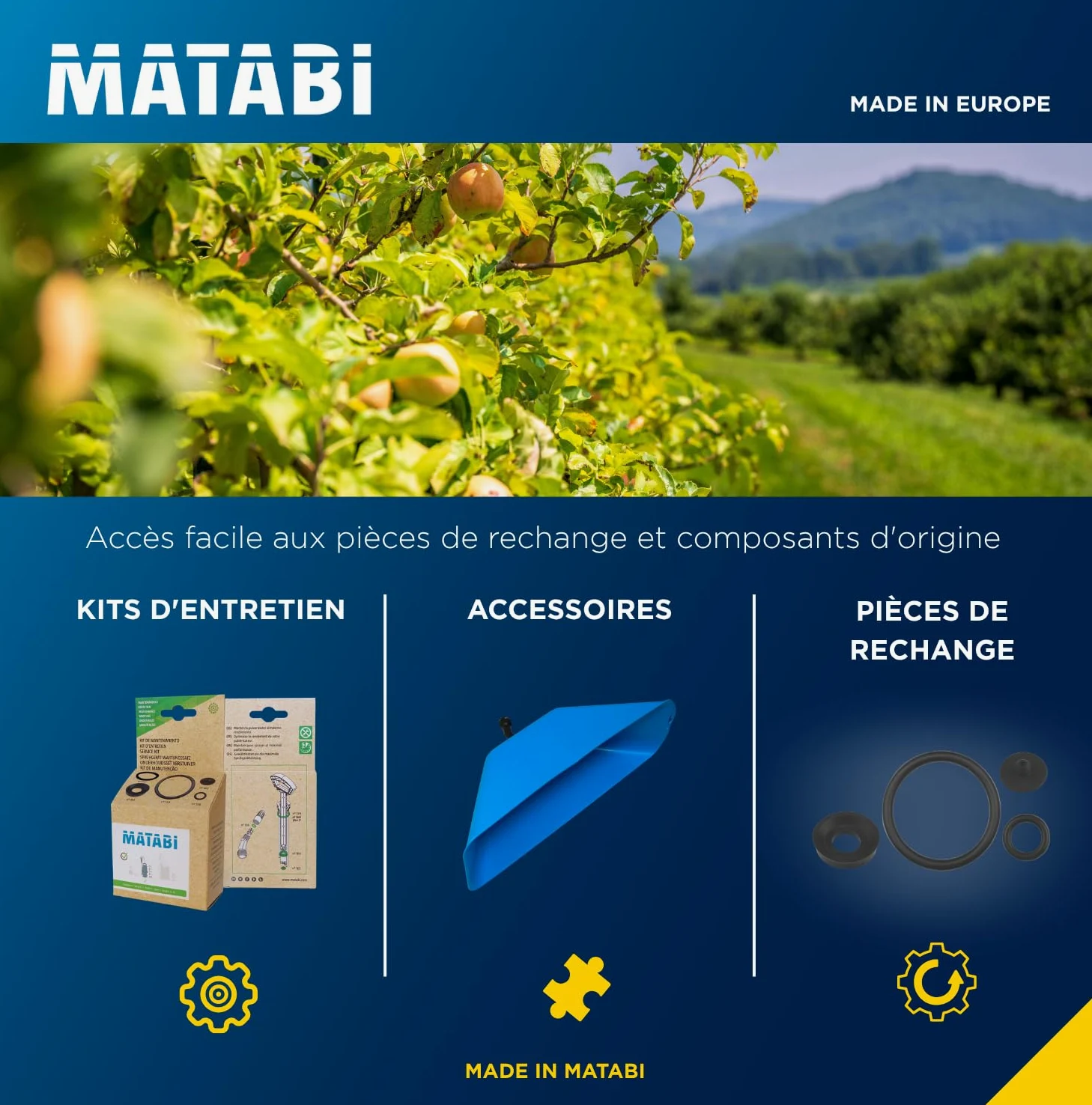 Matabi E7Easy - Pulvérisateur Électrique 5 L - USB-C -Autonomie jusqu'à 20L | Pulverisateur de Jardin avec Batterie, tuyau 1,3 m, voyant LED, bouton ON/OFF, pour terrasse, jardin et potager