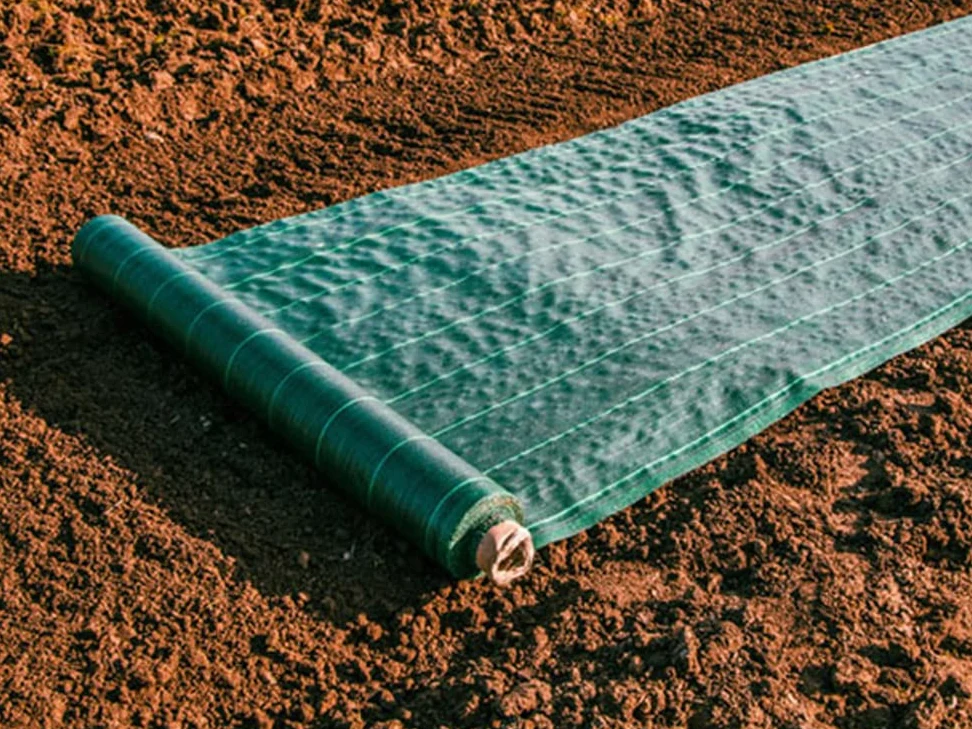 Maillestore Toile de paillage - 2.10m x 100m - Vert - 130gr/m² - Non pliée