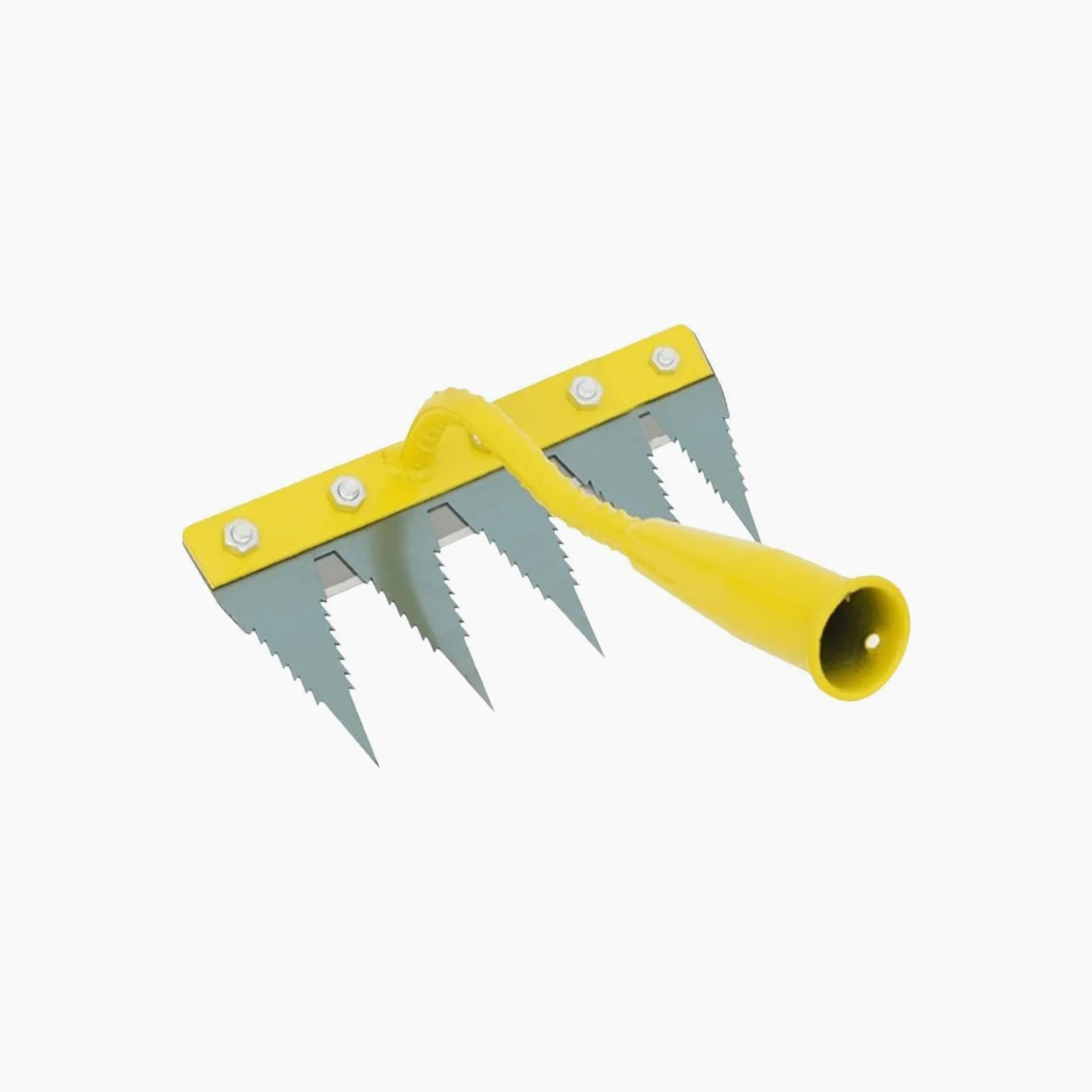 Générique Râteau de Jardin Outil d'ameublissement du Sol Robuste | Outil d'arrachage pour jardin, pelouse, cour, parterre de fleurs, serre, pépinière, verger, ferme, extérieur