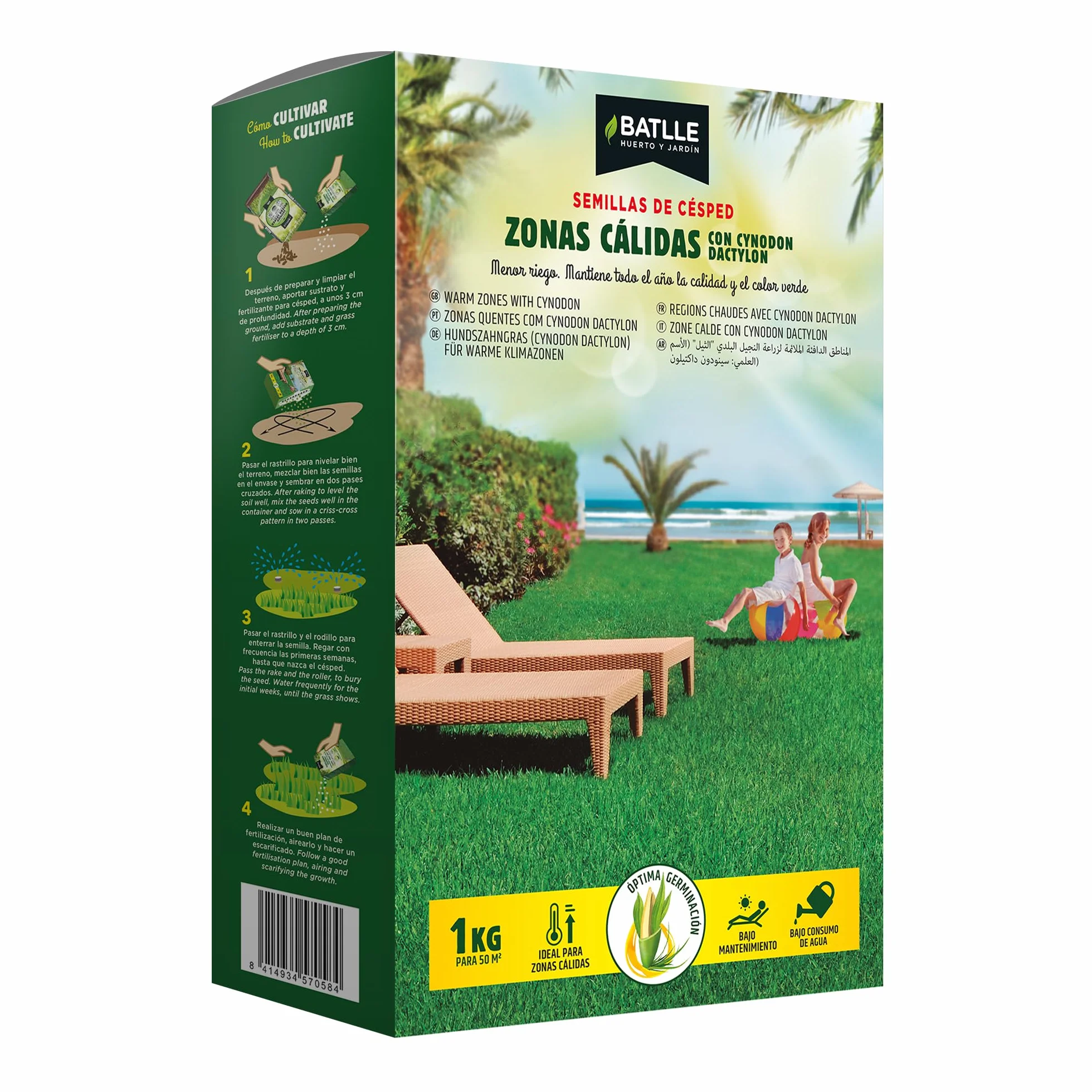 Battle Gazon côtier Semillas 1kg