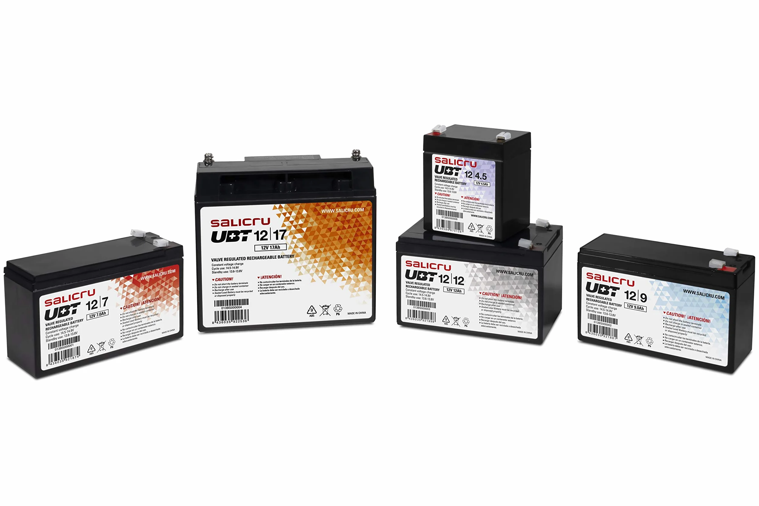 Salicru Batterie UBT 12V 9Ah AGM Rechargeable