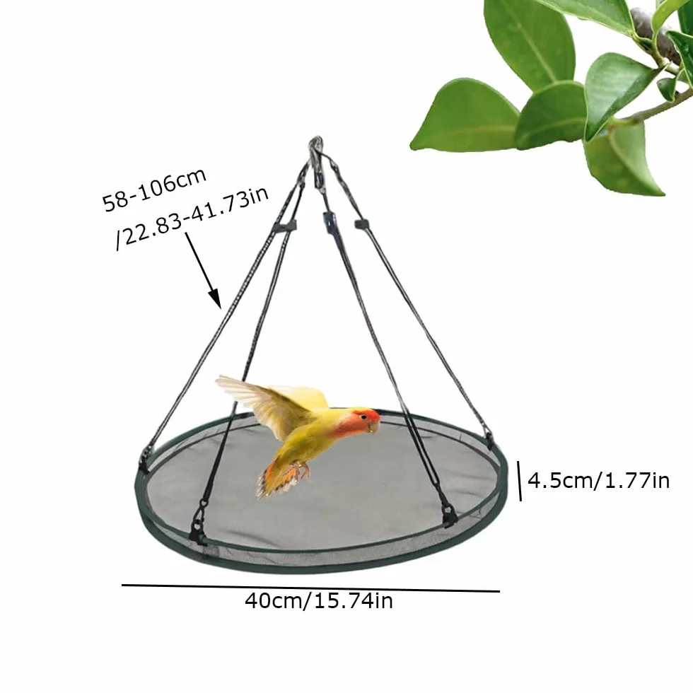 Lot de 2 bacs de récupération pour mangeoire à oiseaux 40 cm extérieur