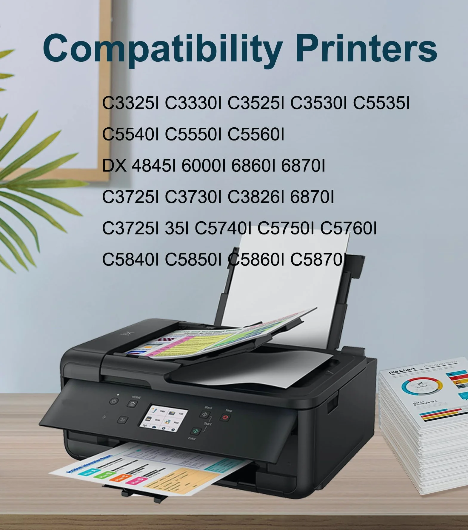 CAIDI WT-202 WT202 Bac de récupération de Toner usagé pour Canon C3325I C3330I C3525I C3530I C5535I C5540I C5550I C5560I