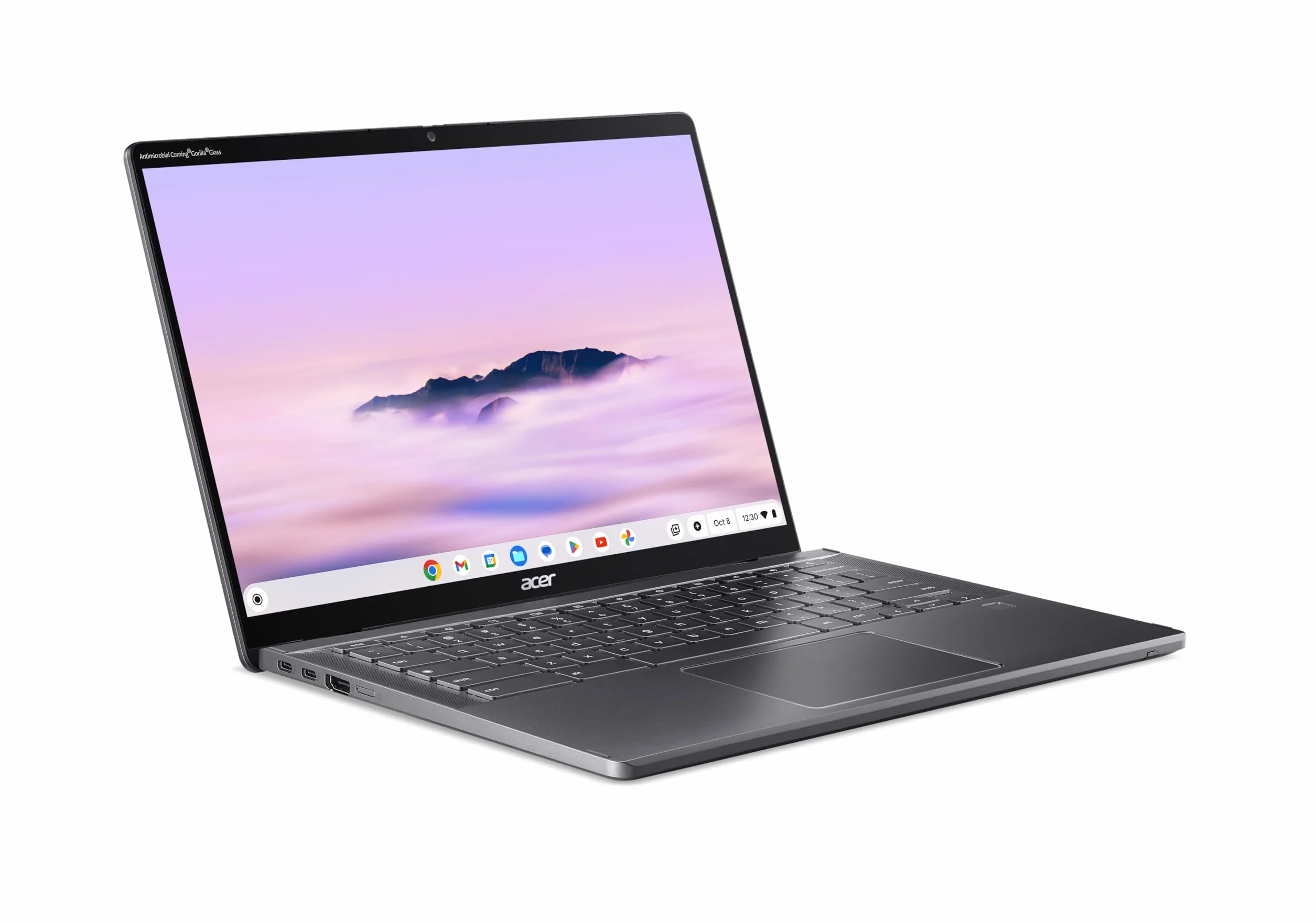 Acer Chromebook Plus Spin 714 14" WUXGA Tactile Convertible Intel Core Ultra 7 155U 16 Go RAM 512 Go SSD Chrome OS Gris Clavier FR AZERTY CP714-1HN