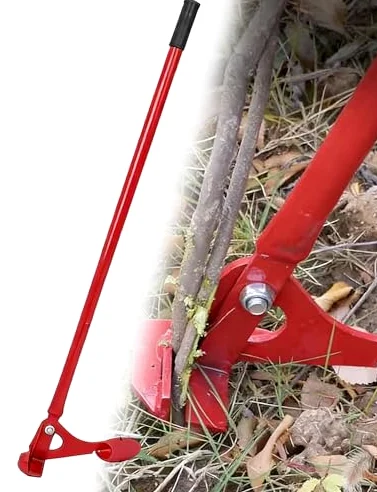 Arracheur de Racines Robuste avec poignée, arrache-souches à Levier facilitant l'extraction des Mauvaises Herbes pour poteaux de clôture et Jardin.