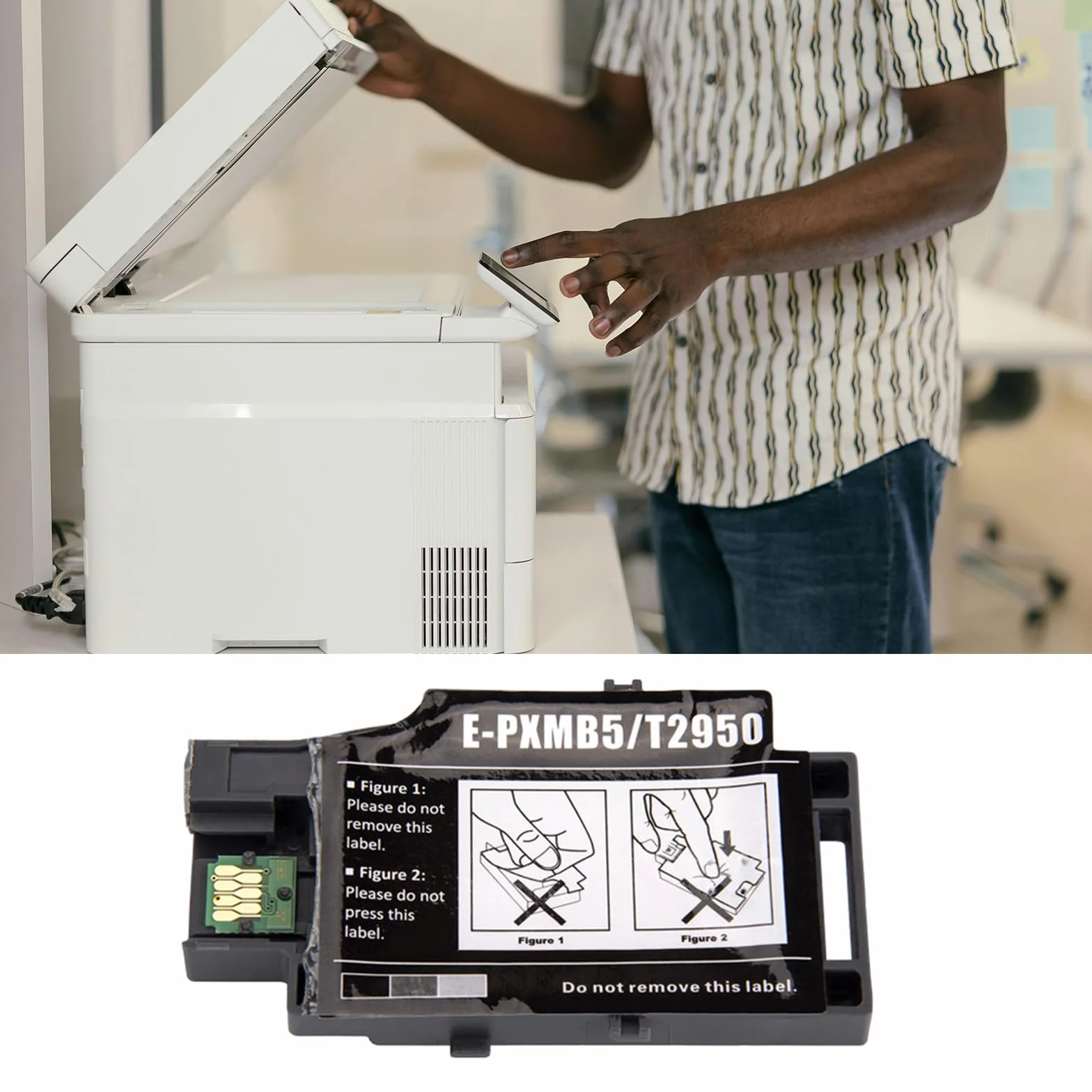 T2950 Boîte de Maintenance pour Imprimantes sans Fil WF100 WF110 ECC110 Réservoirs de Déchets
