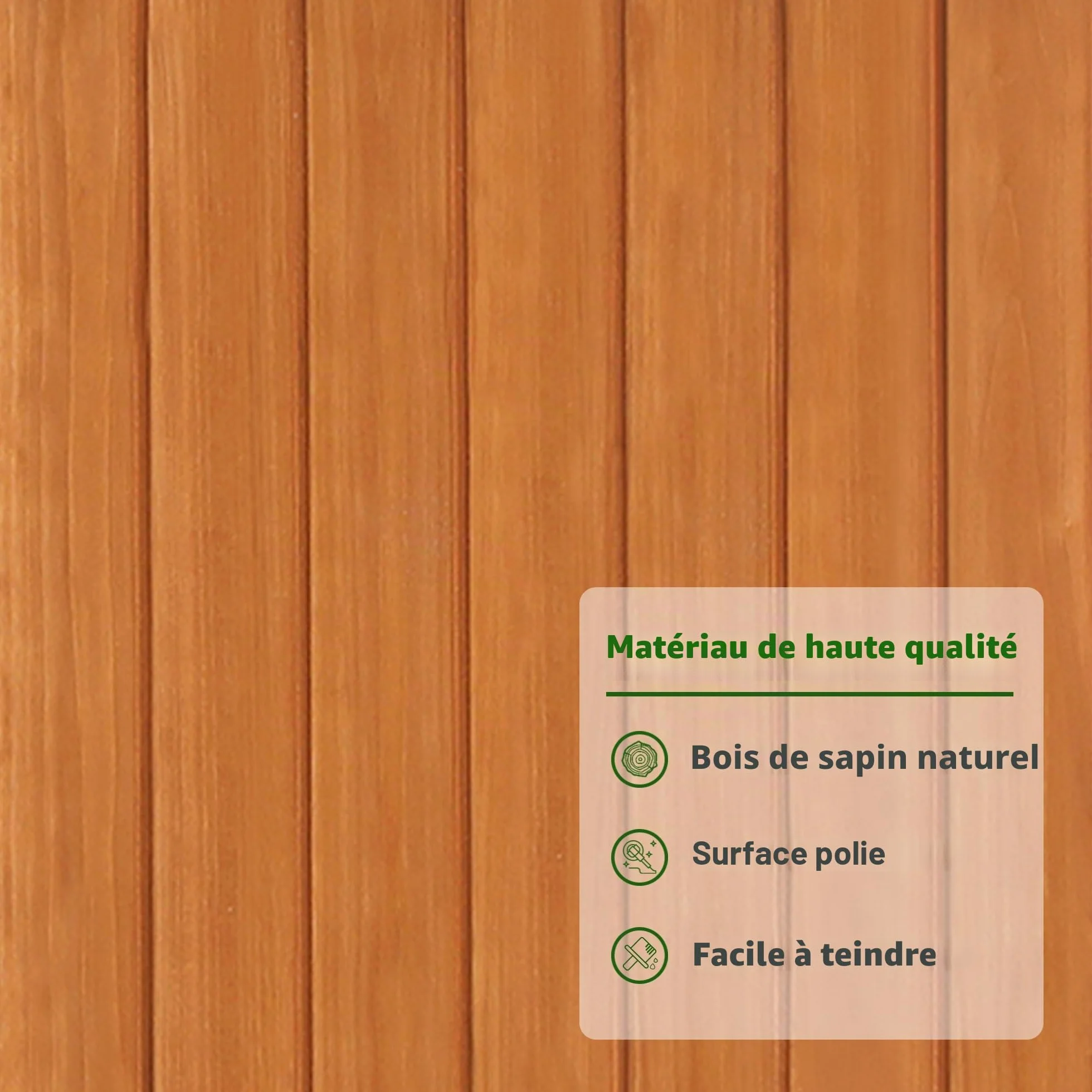 MCombo Armoire de Jardin Armoire d'extérieur Abri à Outils Bois