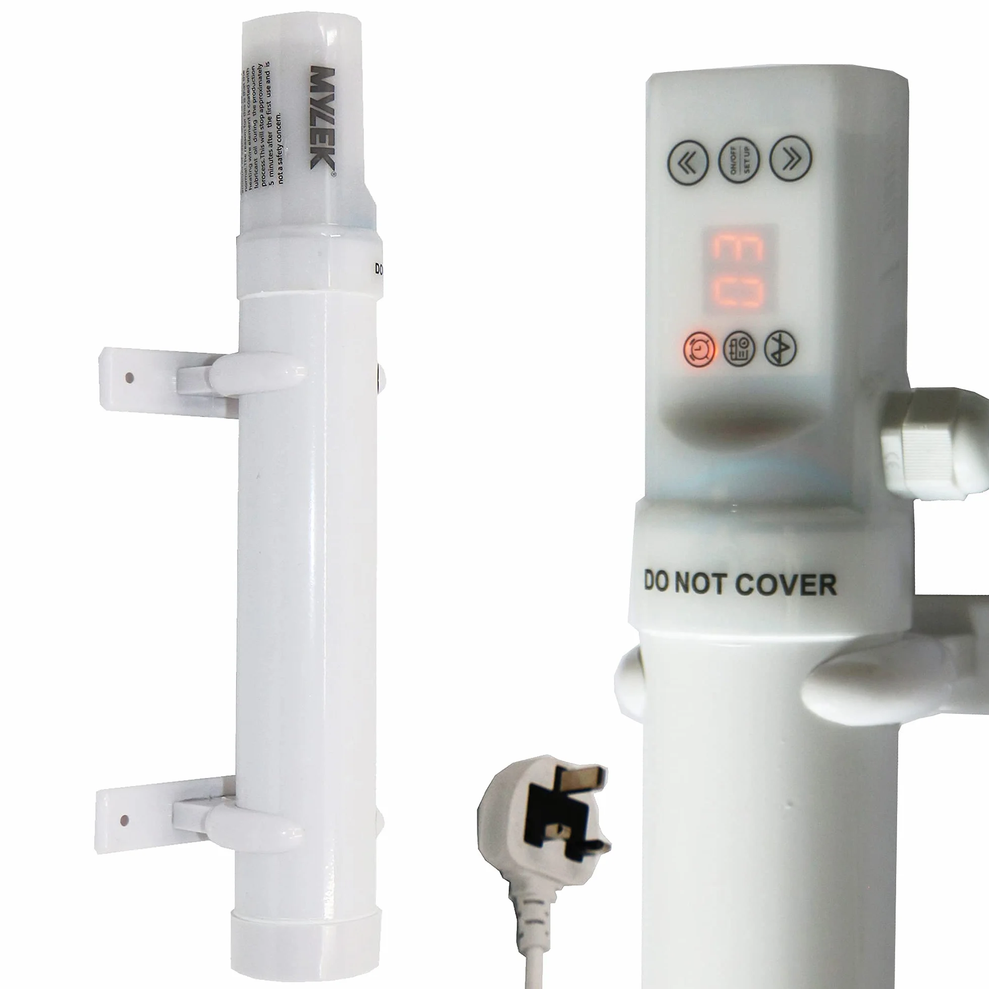 Mylek Chauffage tubulaire 60 W 340 mm minuterie numérique découpe thermique