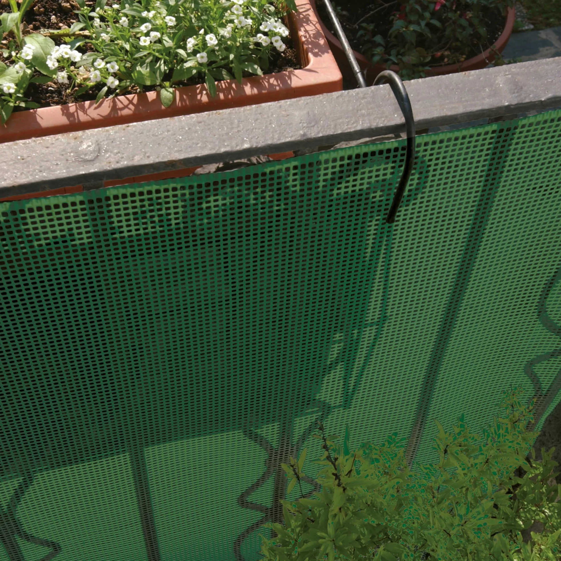 TENAX Filet de Protection Plastique Quadra 05 Vert 1,00x5 m