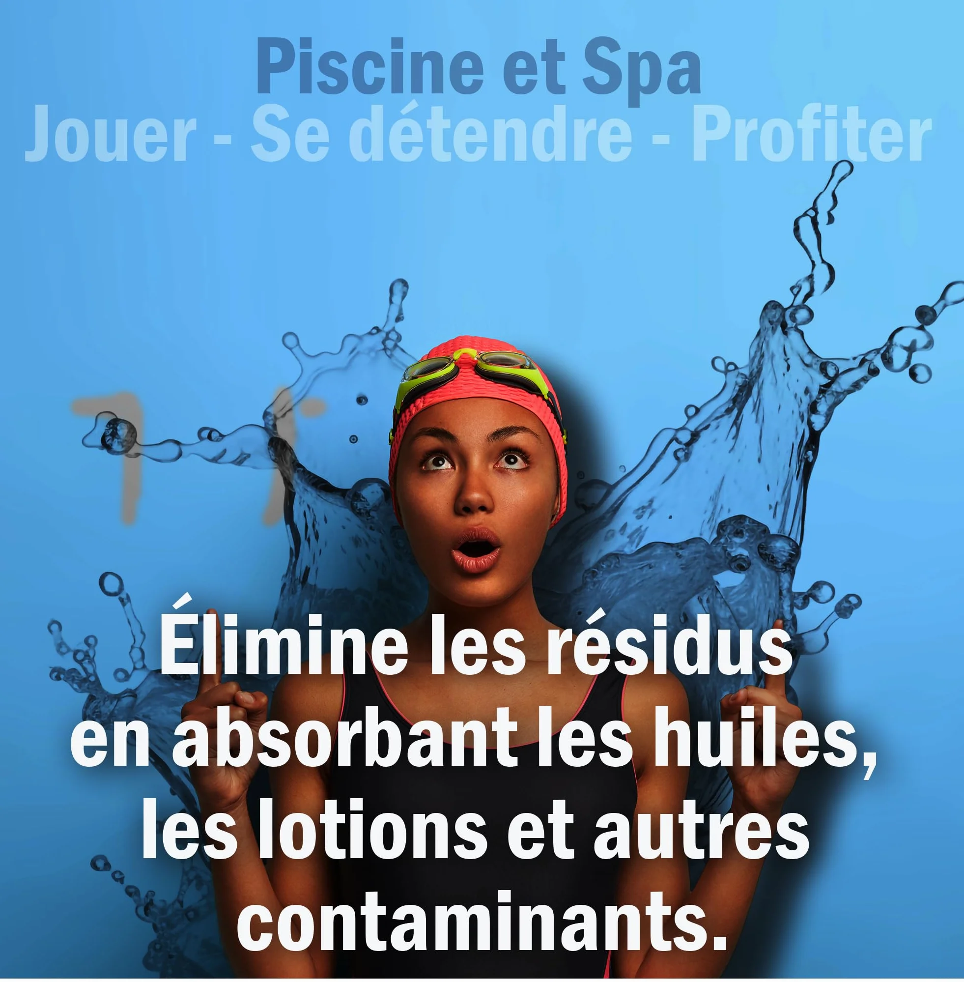 Éponges flottantes réutilisables pour spas – Boules absorbantes élimination huile et graisse