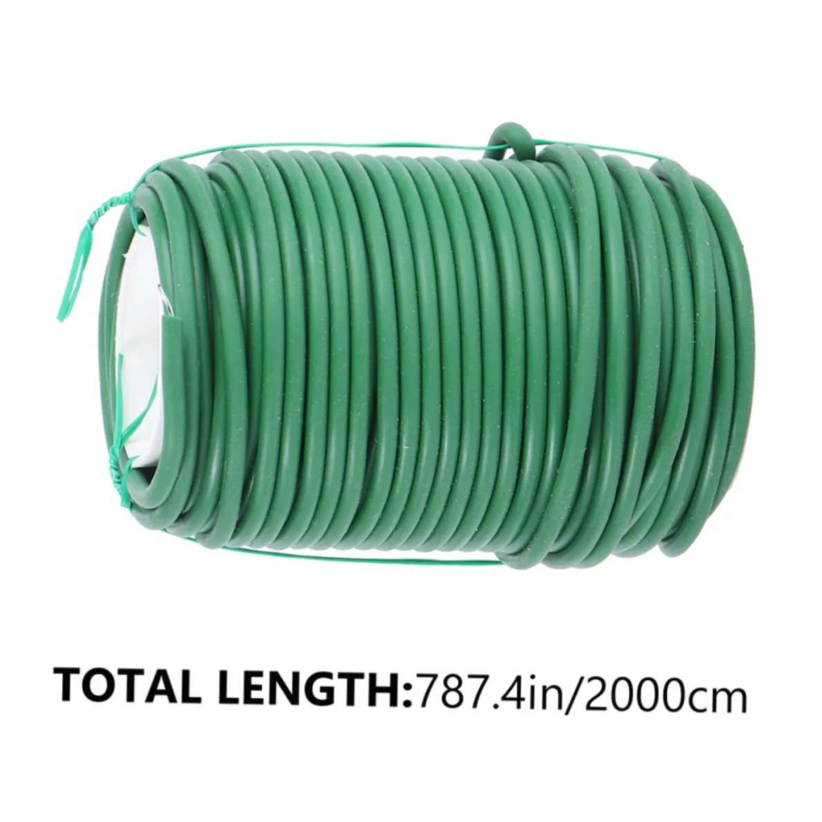 Happyyami Jardinage Verts pour Attacher Vigne et Fleurs 2 Rouleaux de Liens en TPR et Fer Accessoires Pratiques pour Sécuriser Plantes Jardin