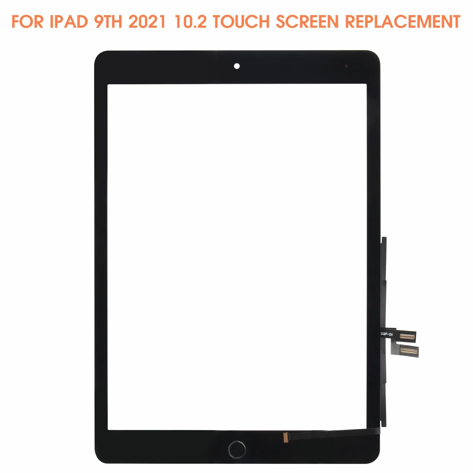 Écran Tactile pour iPad 9th 2021 10.2" A2603 A2604 Noir avec Home Button