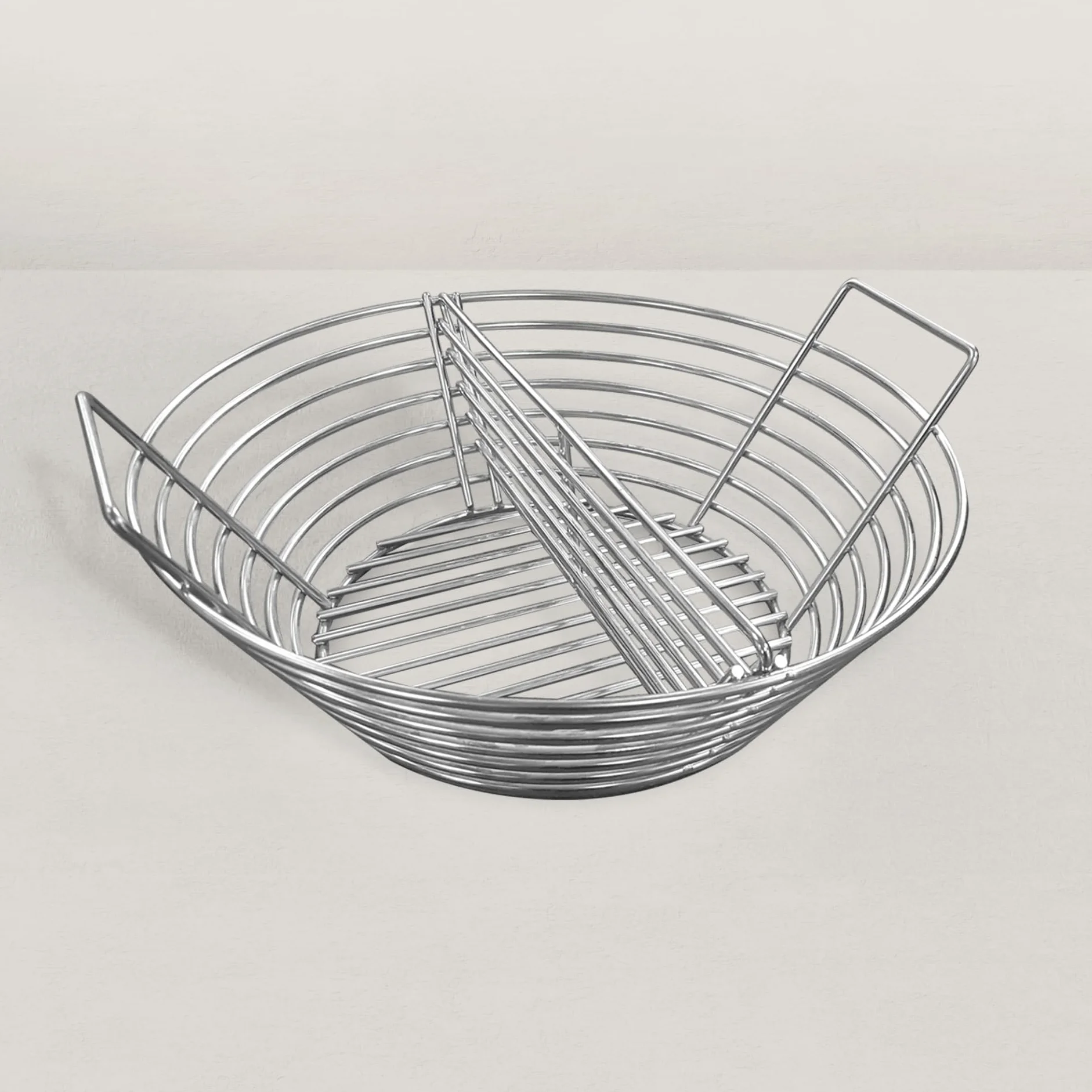 Kokko Panier Charbon INOX Rehausse Position Charbon Moins Charbon Entretien