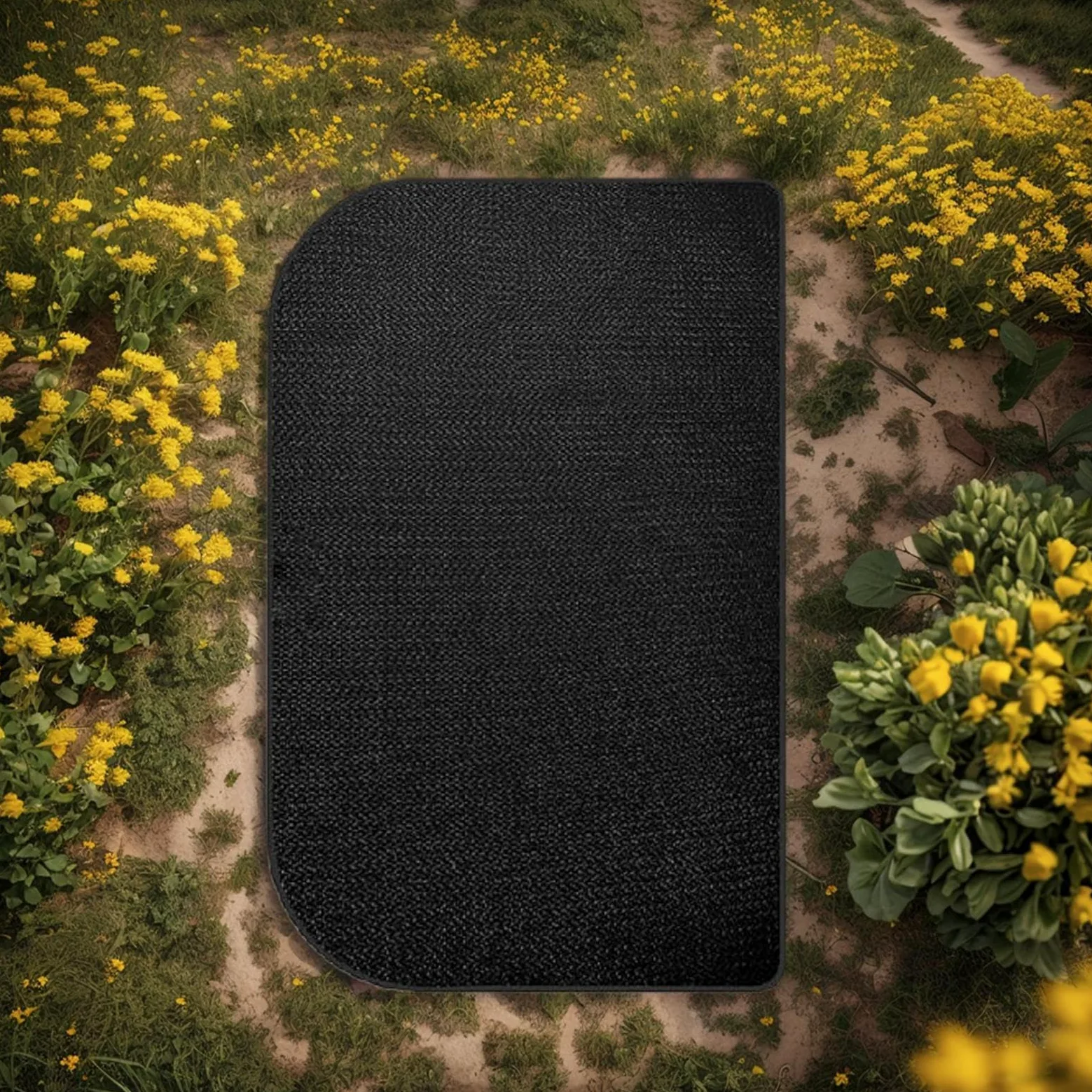 Tapis Ignifuge pour Cheminées Protecteur Résistant à la Chaleur | Protecteur de Sol Intérieur pour Poêle à Bois pour Maison Appartement Salle de Classe Salon Camping Barbecue Feu de C