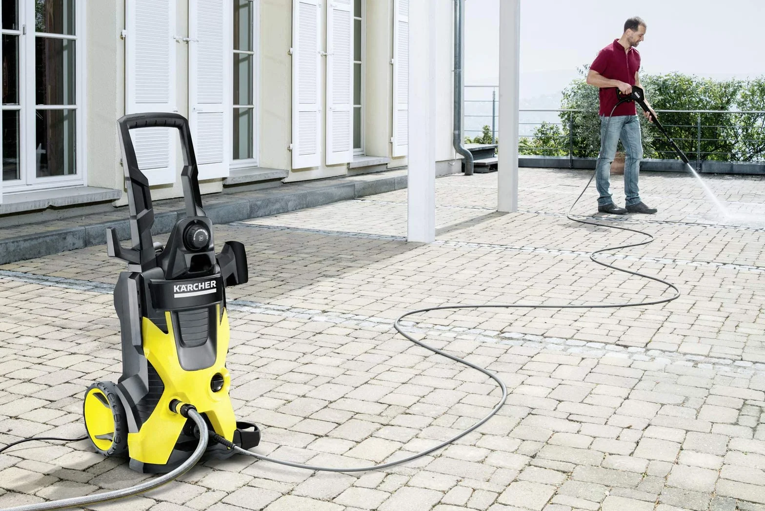 Kärcher Flexible haute pression anti-twist 10 m pour nettoyeur haute pression séries K2 à K7 & Adaptador antitorsión