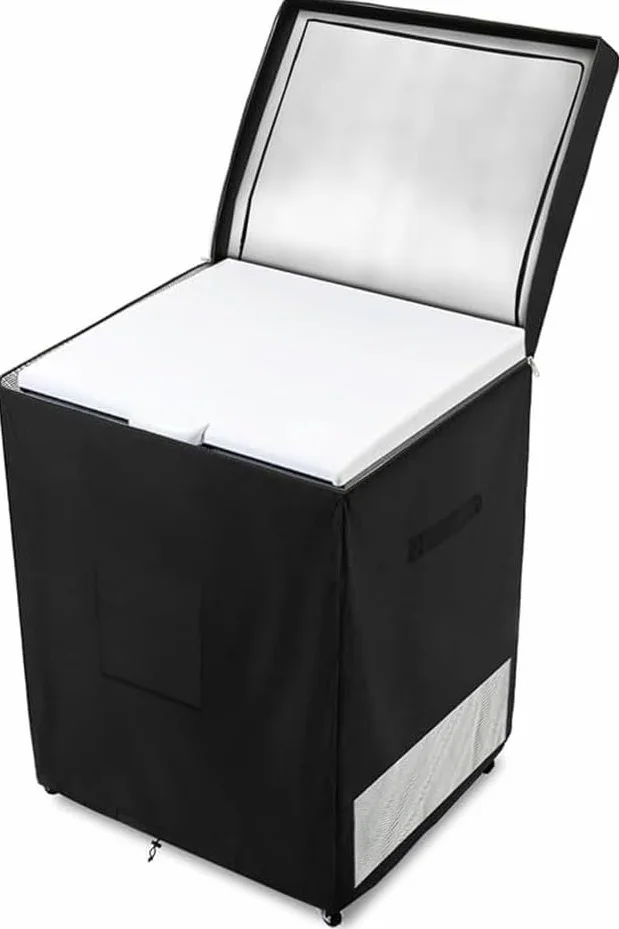 Housse de Réfrigérateur Extérieur Oxford 210D Noir 55.88 x 63.5 cm