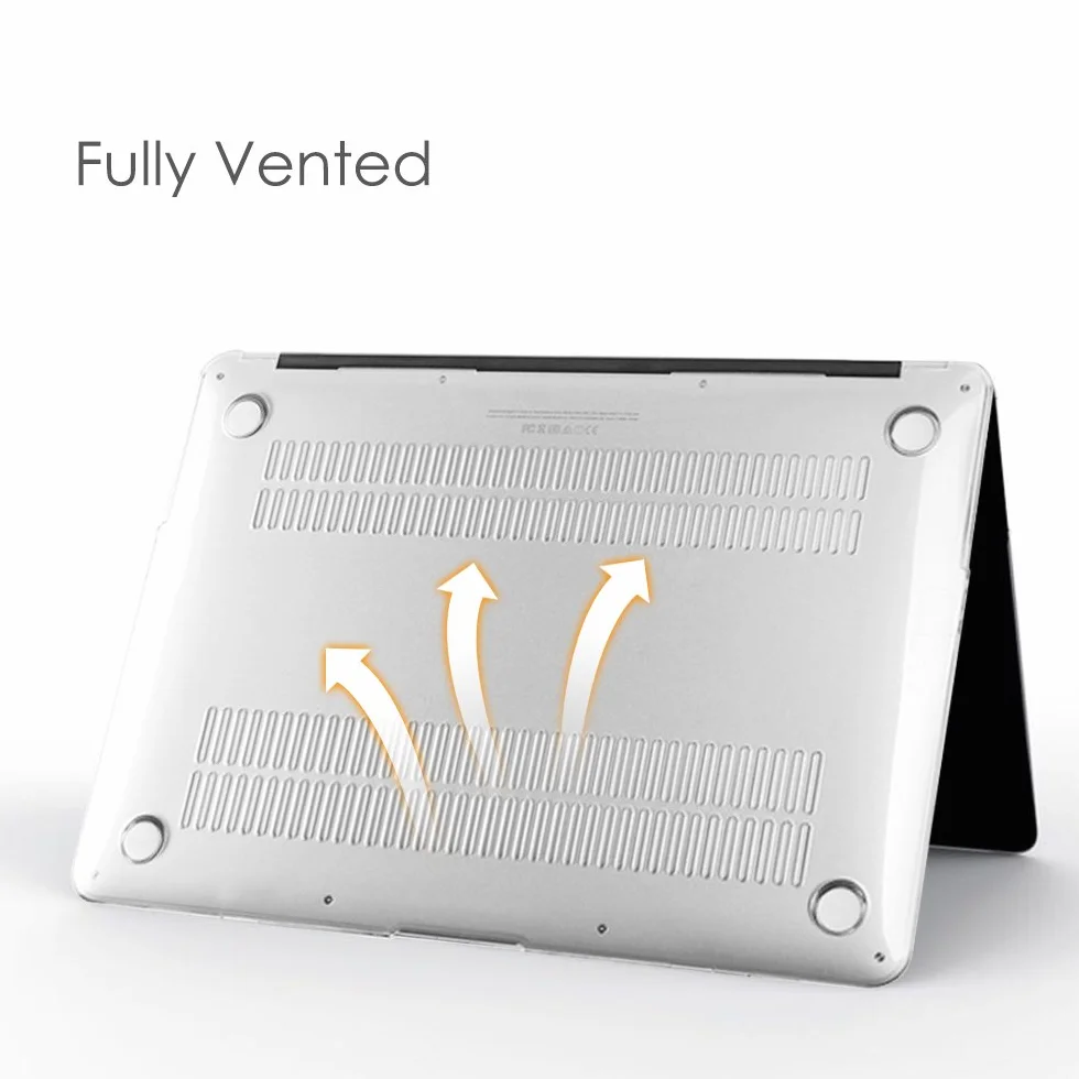 FINTIE Coque MacBook Air 13 Pouces A1466 A1369 2010-2017 Etui Plastique Rigide Transparent Cristallin