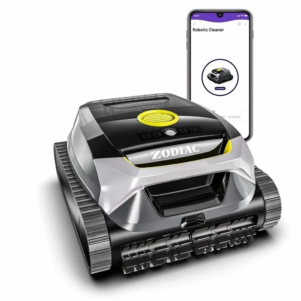Zodiac Freedom Lite Robot de Piscine sans Fil avec Batterie au Lithium, Nettoyage Sol Parois Ligne d'Eau, Double Filtration 3 Heures