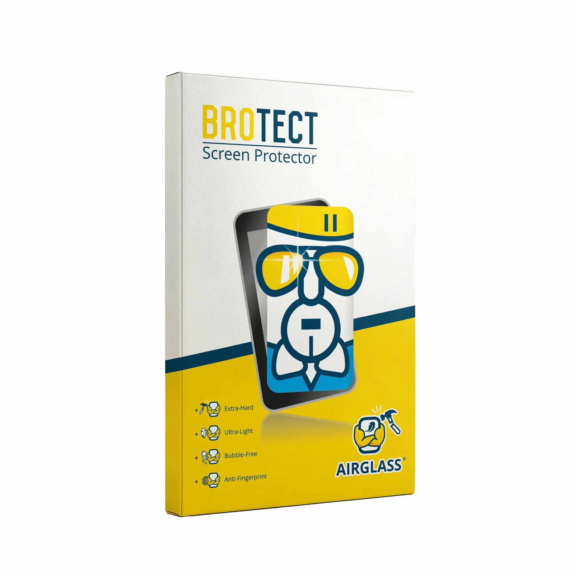 Brotect Protection Écran Verre Circulaire 29 mm Film Protecteur 9H Anti-Rayures Transparent