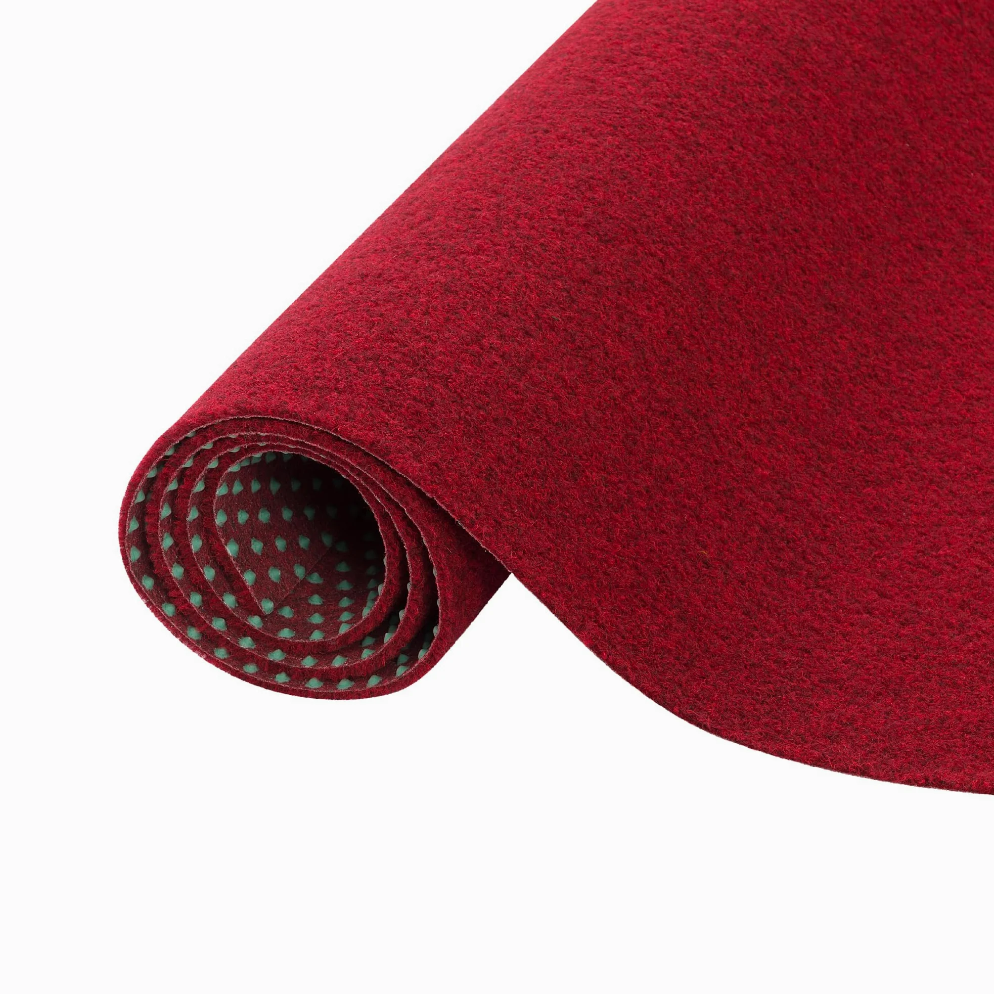Snapstyle Kingston - Tapis Type Gazon Artificiel – pour Jardin, terrasse, Balcon - Rouge