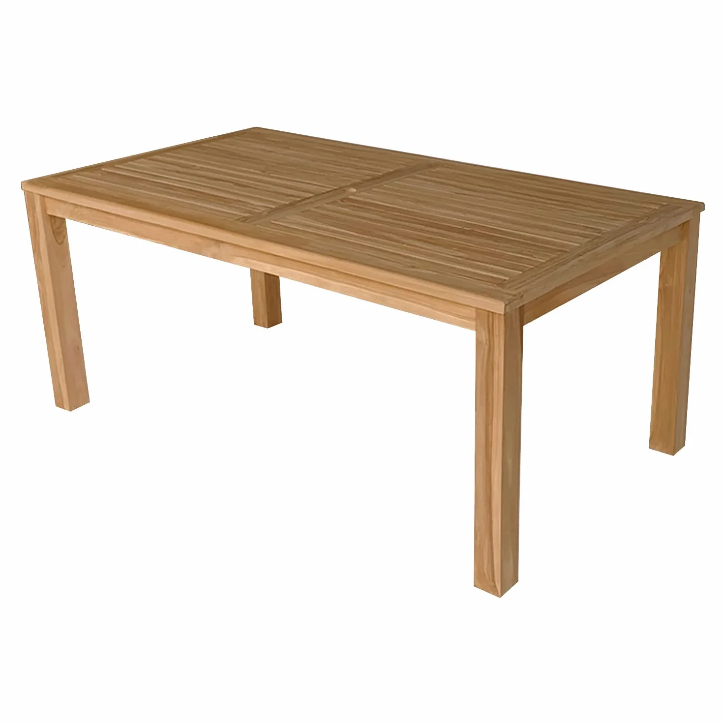 Table de Jardin rectangulaire 180 cm Teck Java 6 Places