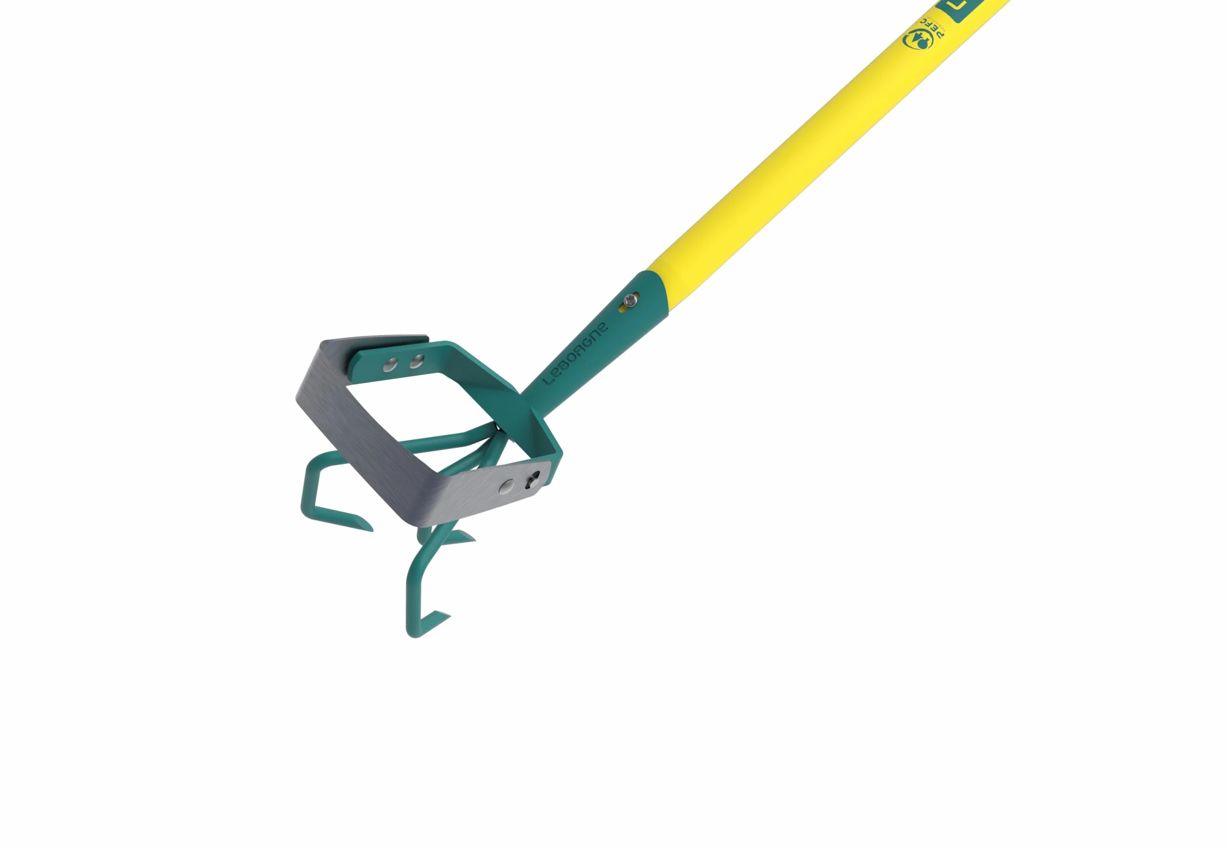 Griffe 3 dents + grattoir oscillant NaturOvert – outil désherbage et ameublissement sol – lame acier trempé 38-46 HRC – jardinage précis