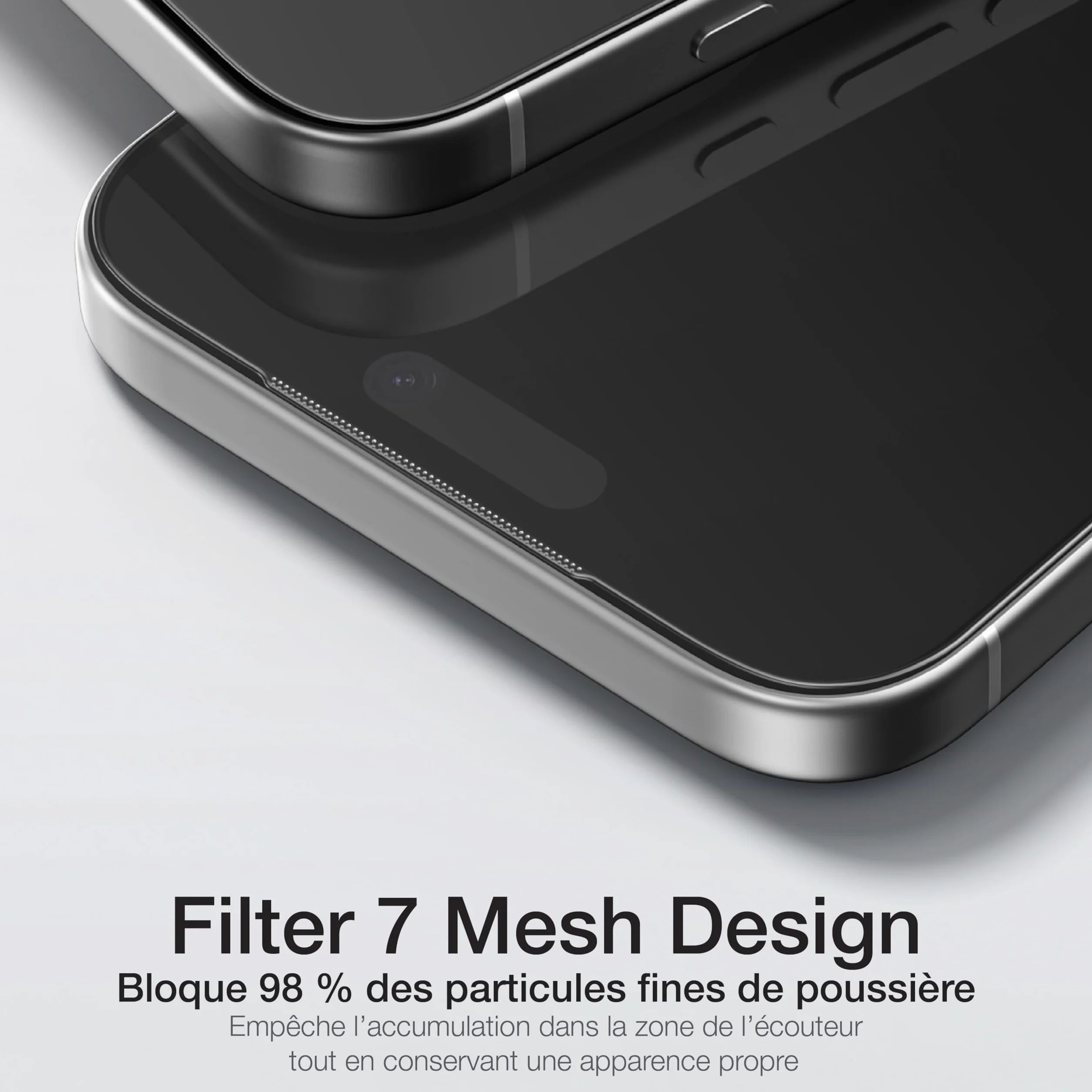 AMAZINGthing pour iPhone 17 Pro Max protecteur d’écran verre trempé 9H Anti Lumière Bleue lot de 2