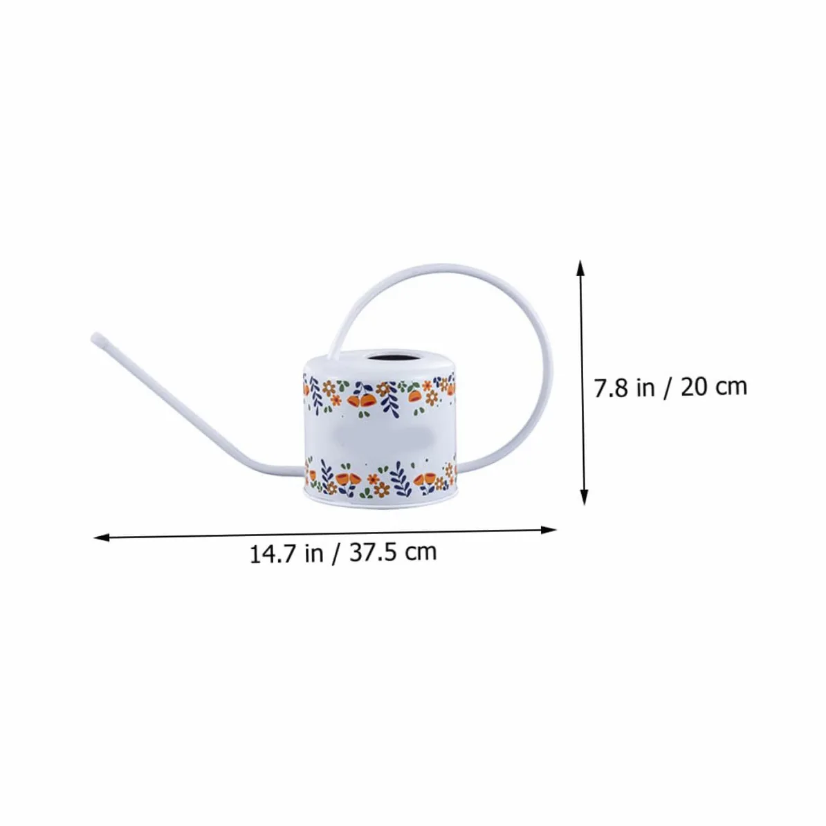 Arrosoir Acier Inoxydable pour Plantes Intérieur Arrosoir Vintage à Long Bec pour Arrosage de Fleurs Plantes Outil de Jardinage Pratique et Ergonomique