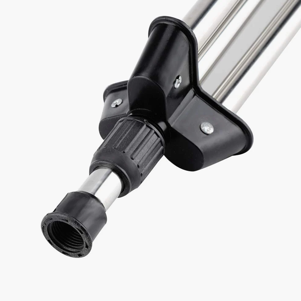 Buachois Arroseur sur Trépied, TêTe D'arrosage à Impact sur Base de Trépied en Acier Inoxydable, Irrigation de Grande Surface à 360 Degrés, Filetage 1/2in, Pulvérisateur D'arrosage