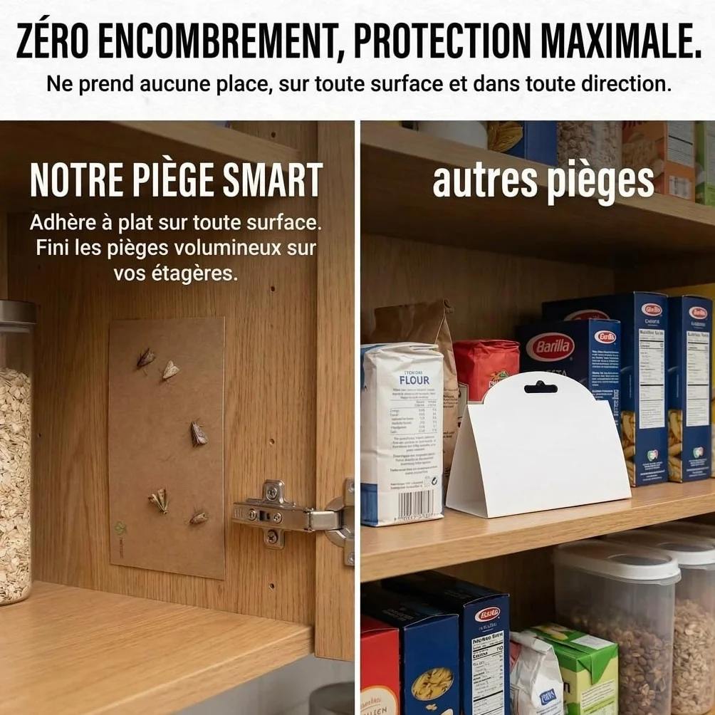 Pestmatic Piège à Mites Alimentaires Pack Eco 10 Unités Phéromone Puissante