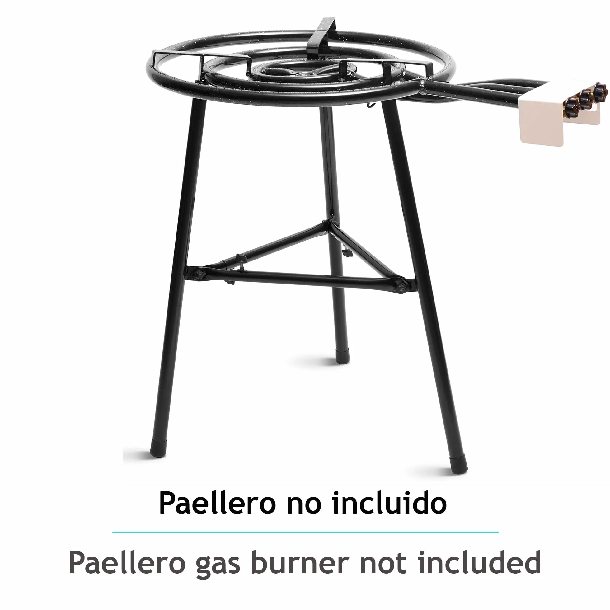 Briebe Support pour Brûleur à Gaz 3 Pieds, Trépied Robuste pour Paella 35-70 cm, Jusqu'à 200 kg