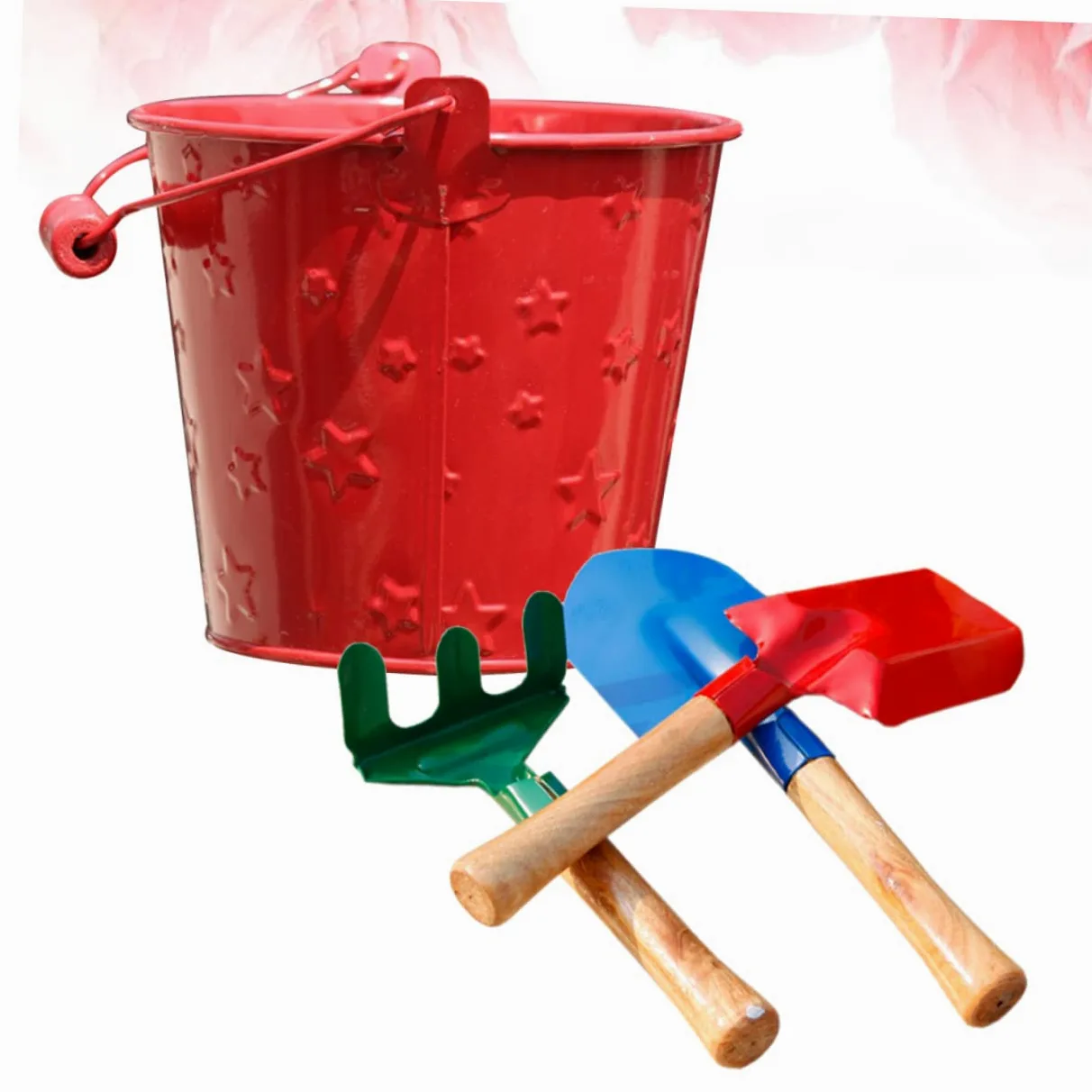 BESPORTBLE 2 Ensembles 3 Pièces D'outil De Jardin Mini Râteau De Jardin Mini Outil De -kit Enfants Trousse Enfant Pelle De Pratique