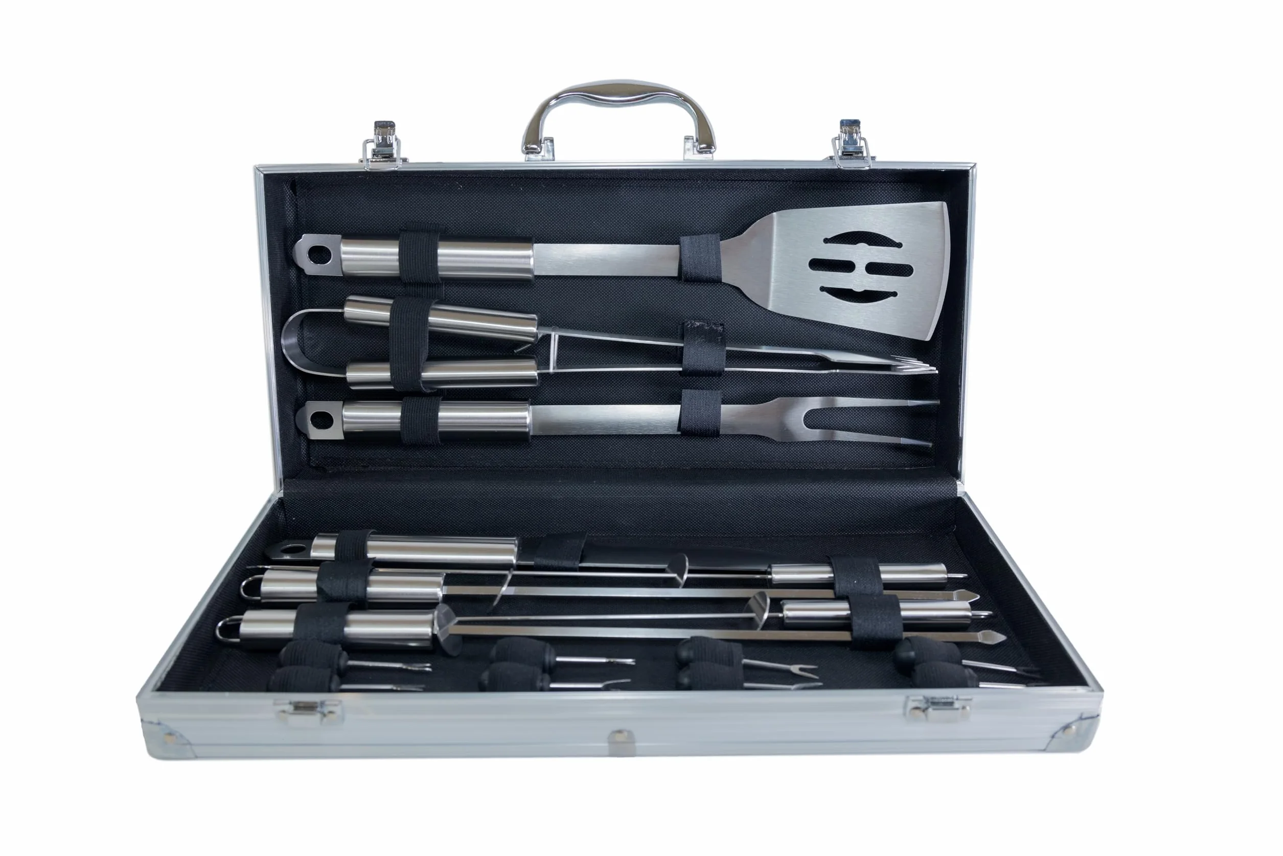 Mallette Barbecue 16 pcs Ustensiles Inox Pradel Excellence WB107
