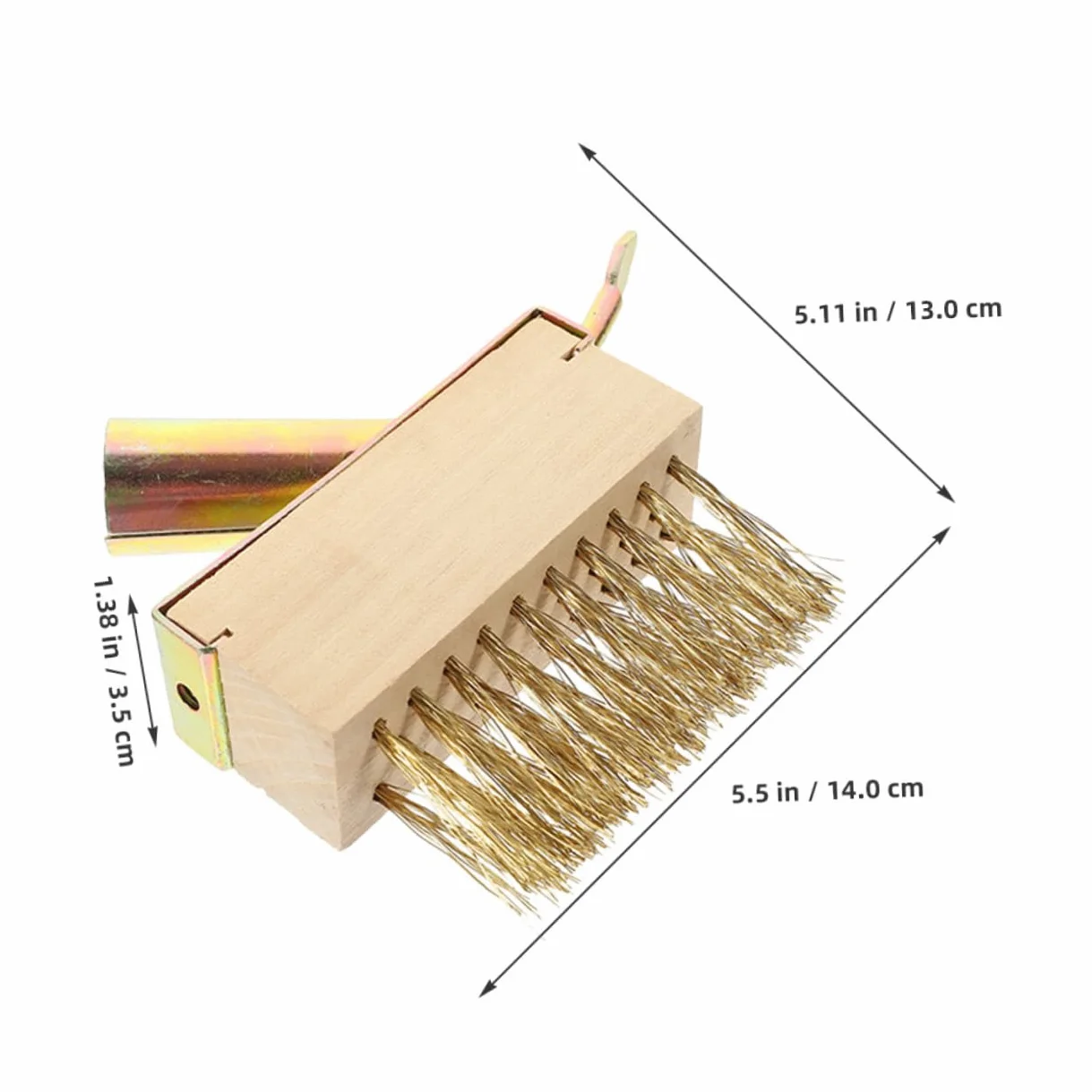 Hemobllo 4pièces Brosse Métallique pour Désherbage Terrasse Outil Nettoyage Joints Pavés Brosse Fil Acier Arrache-Mousse Désherbeur Manuel Dalles Kit Jardinage Crevasses