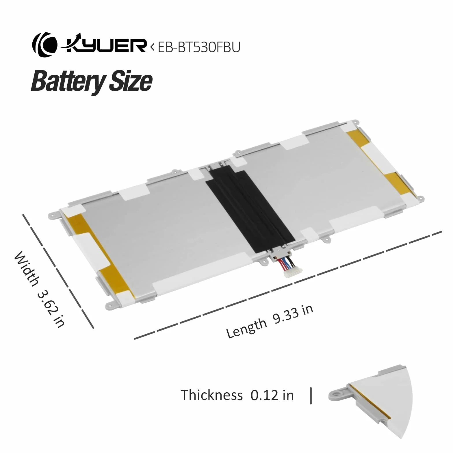 EB-BT530FBU Batterie Samsung Galaxy Tab 4 10.1 SM-T530 SM-T531 SM-T535 SM-T537 SM-T532 SM-T533 T536 T530NU T537A T537V T537R4 3G 4G/LTE WiFi