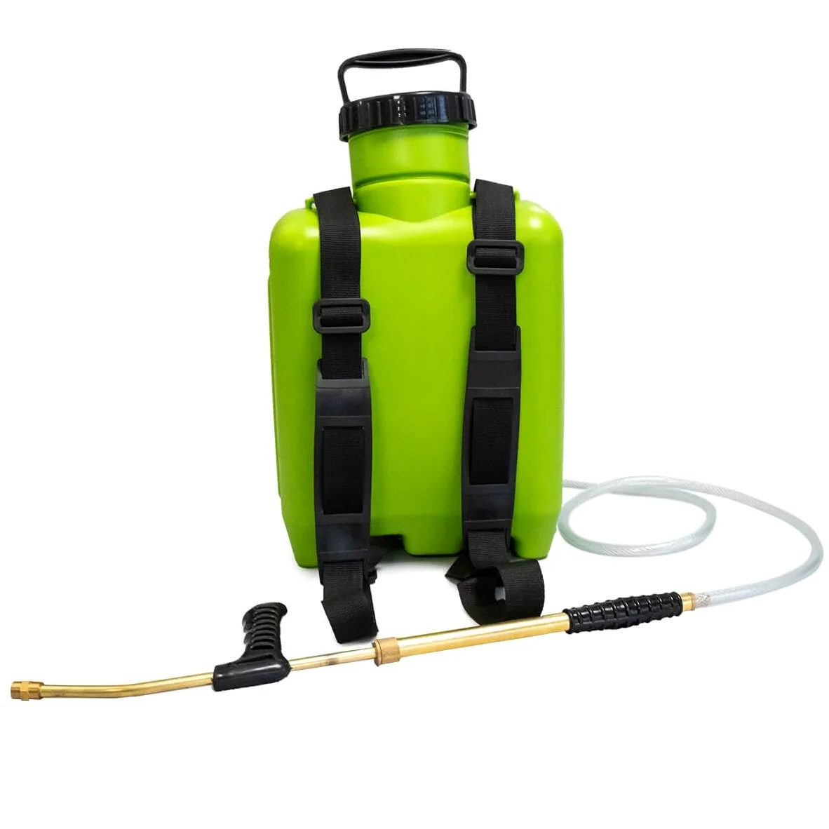 VITO Powverizer 12 L Lanza Extendable Metal Titre correct : VITO - Pulvérisateur à dos 12L lance en laiton pour produits agressifs et corrosifs jardin toitures