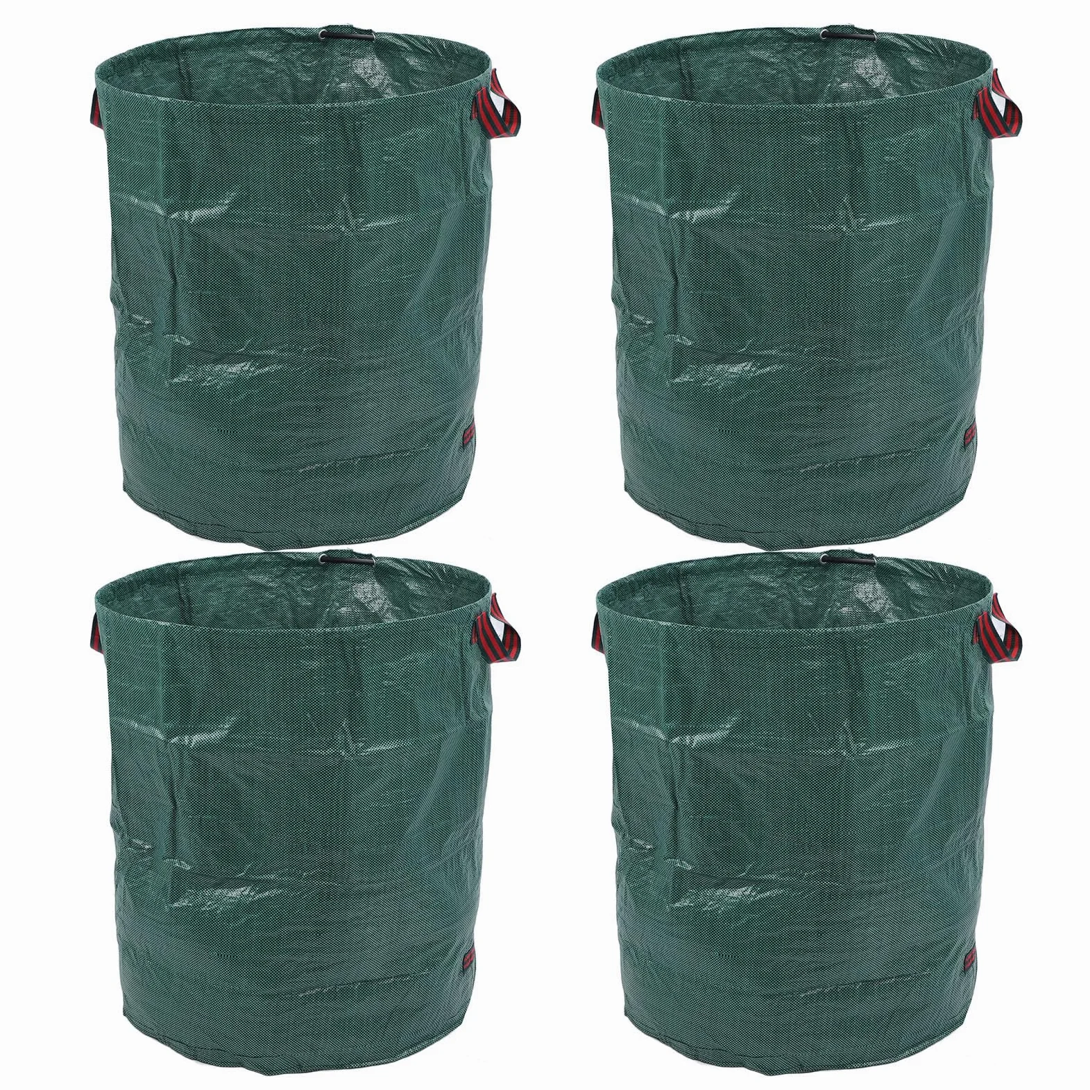 Generic Sacs à Feuilles de Jardin Réutilisables, 4 Pièces, Stockage Durable des Déchets de Grande capacité pour des Tâches de Jardinage Faciles, en Matériau PP (500L)