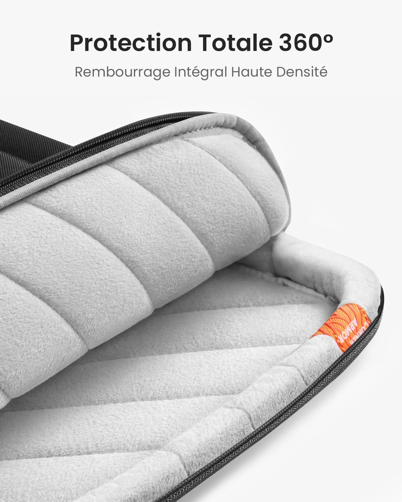 Tomtoc Housse de Protection Antichoc 360° pour MacBook Pro 14 Pouces M5 Pro/Max A3426 A3427 2026, Sacoche Ordinateur avec Poignée