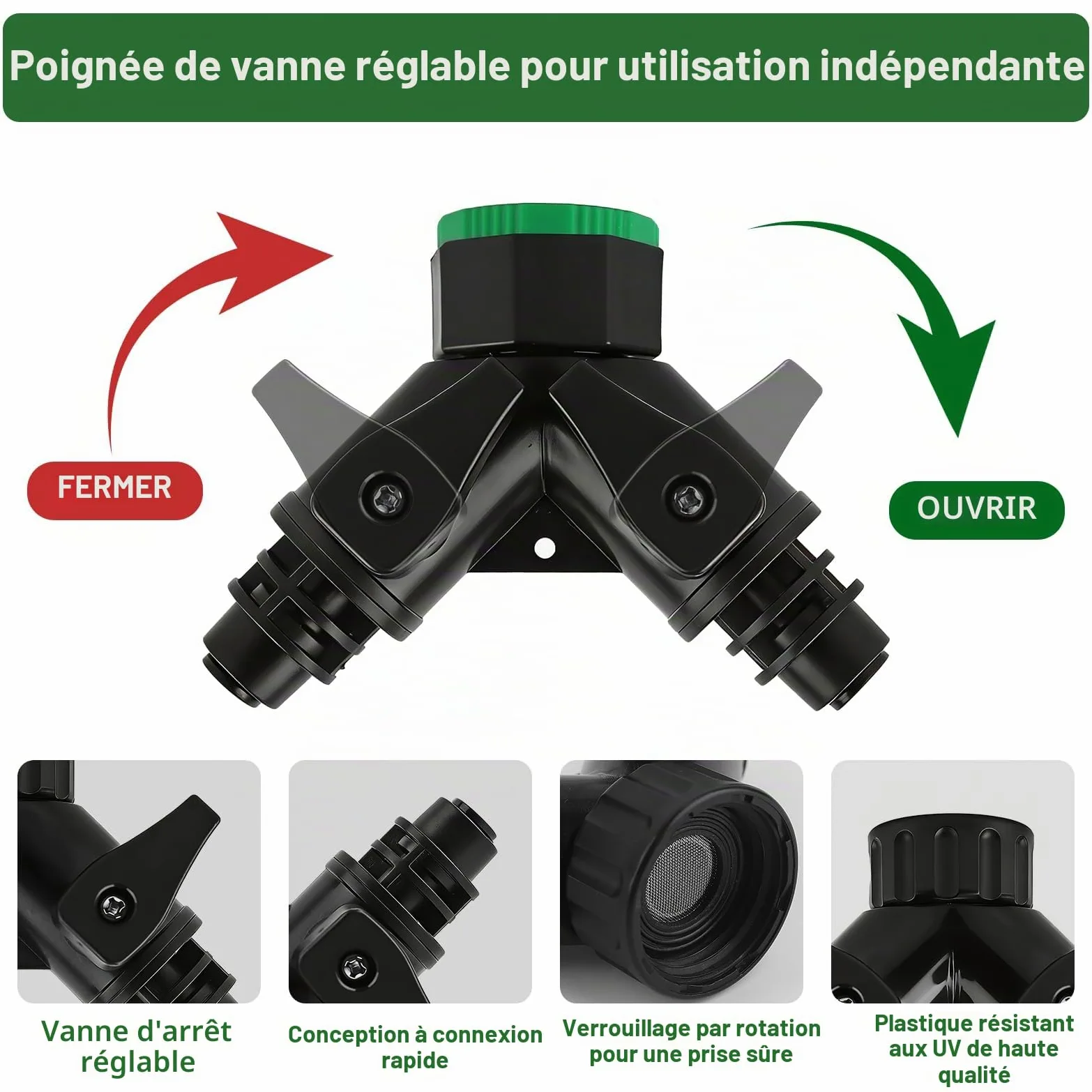 Kalolary 75FT Kit d'irrigation Goutte, Micro Irrigation Goutte à Goutte | Jardin DIY Système d’arrosage Automatique pour Jardin, Pelouse, Plante, Paysage, Potager, Serre