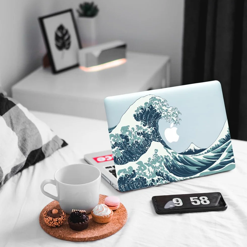 Coque Ultra-Mince Macbook Air 13.6 Pouces M4 M3 M2 Modèle A3240 A3113 A2681, Étui Rigide Plastique