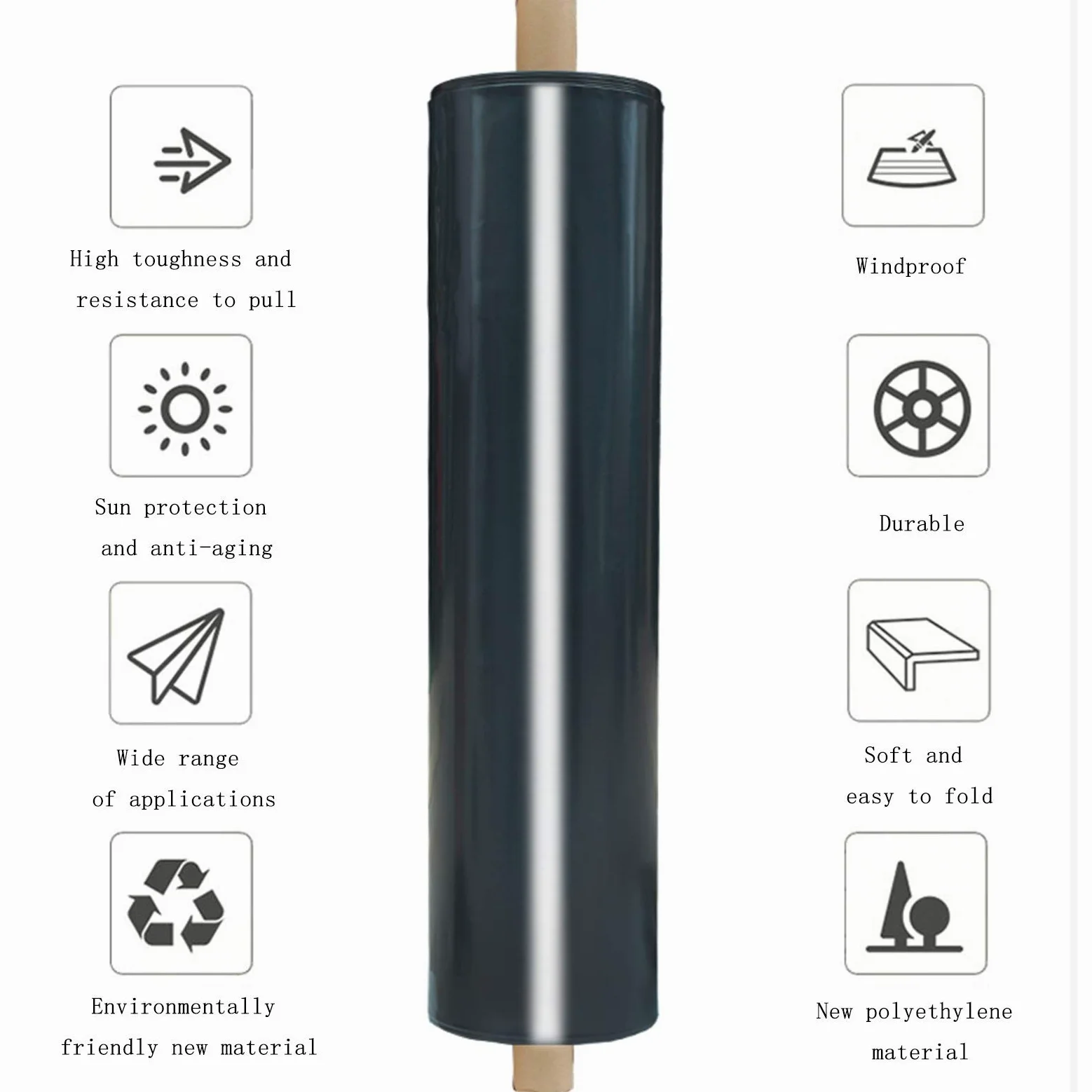 Revêtement flexible et imperméable pour étang à poissons - Doublure préformée pour bassin de jardin - Grande membrane pour bassin à poissons - Durable - 0,3 mm - Noir - 3 x 9 m