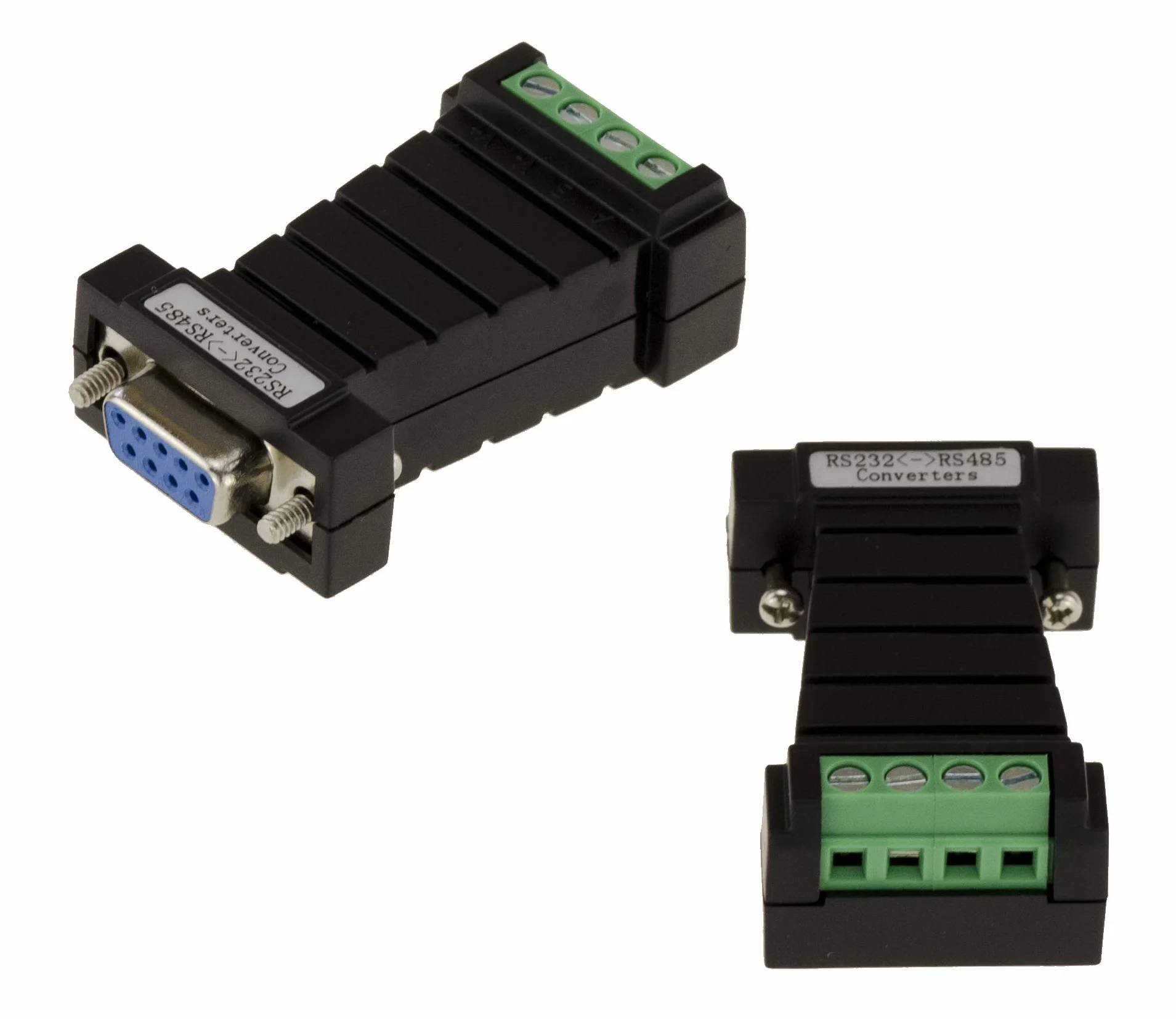 Convertisseur Passif RS-232 vers RS-485, Prise RS232 DB9 et Bornier RS485